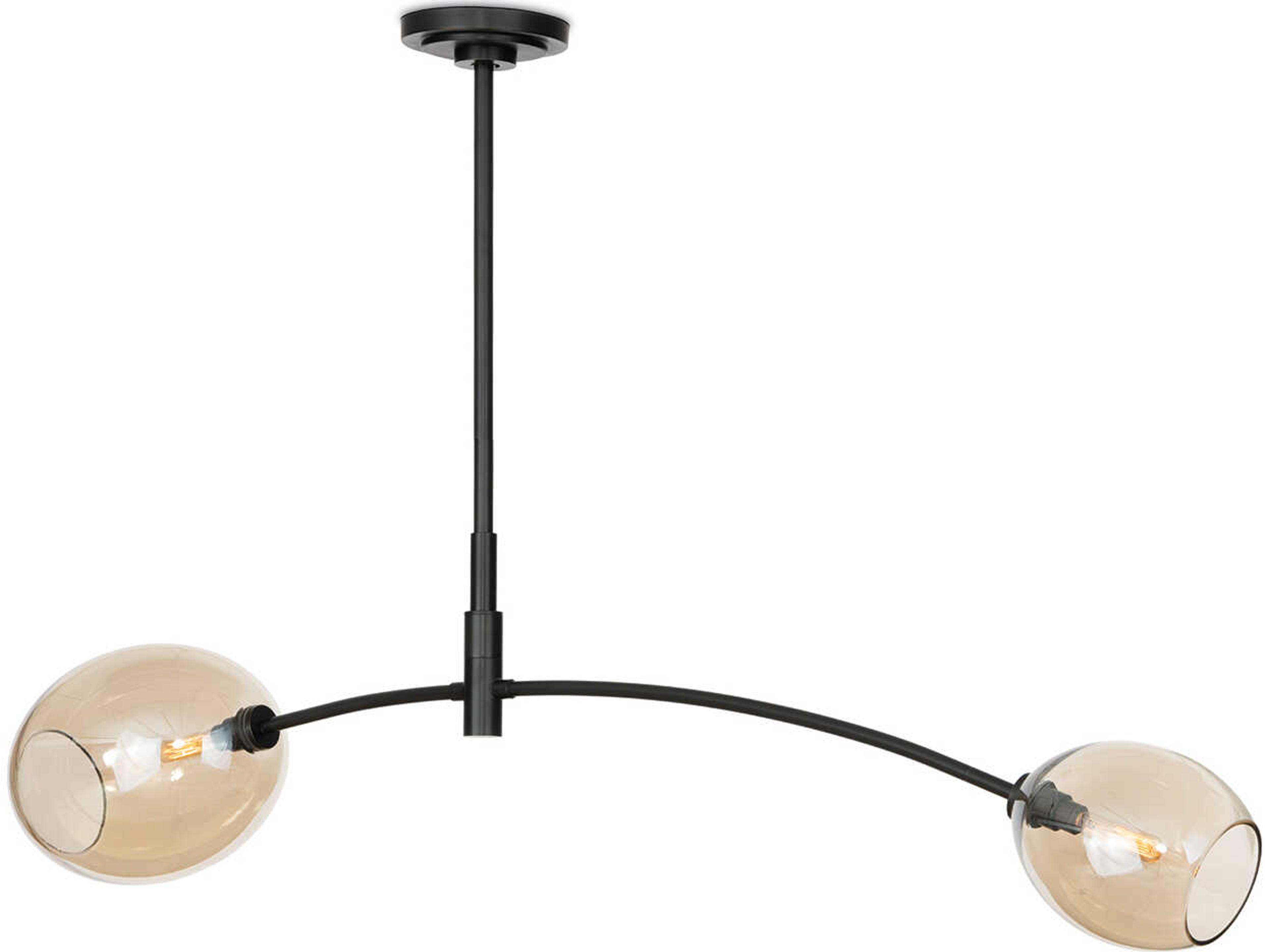 Artemis 2-Light Oil Rubbed Bronze Linear Island Pendant