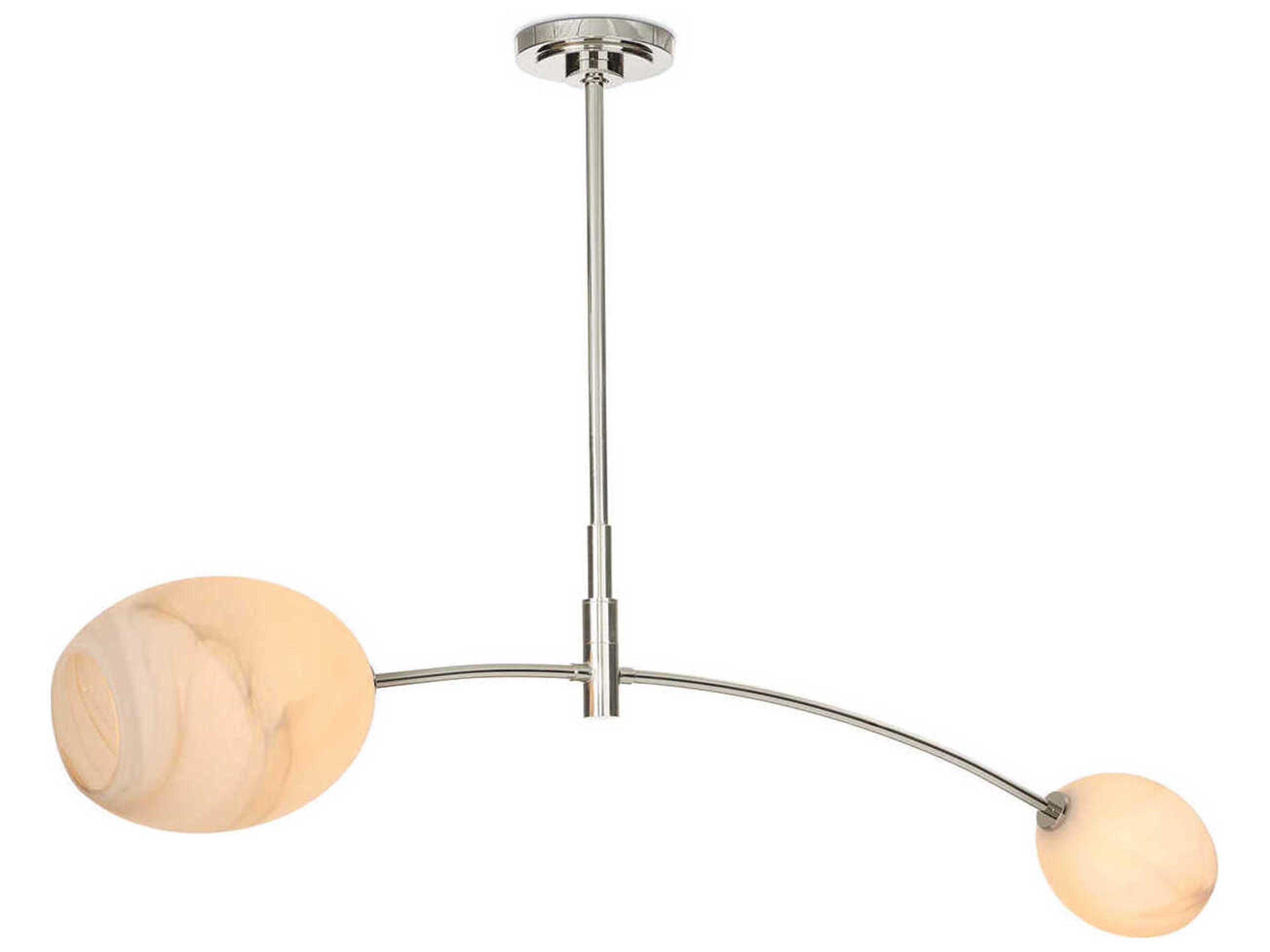 Regina Andrew Artemis 2-Light Polished Nickel Island Pendant