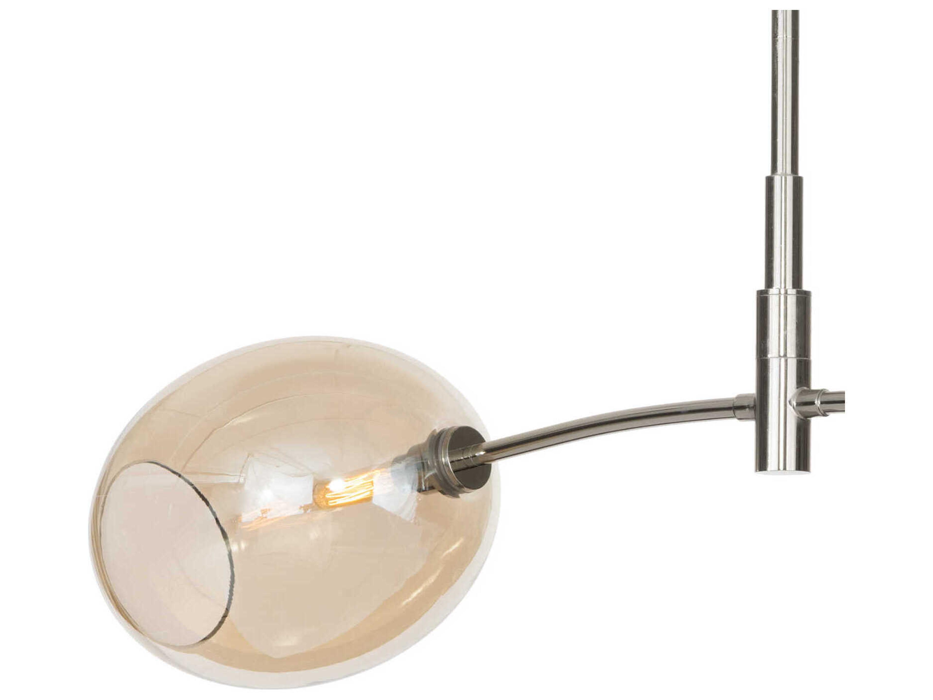 Regina Andrew Artemis 2-Light Polished Nickel Linear Island Pendant