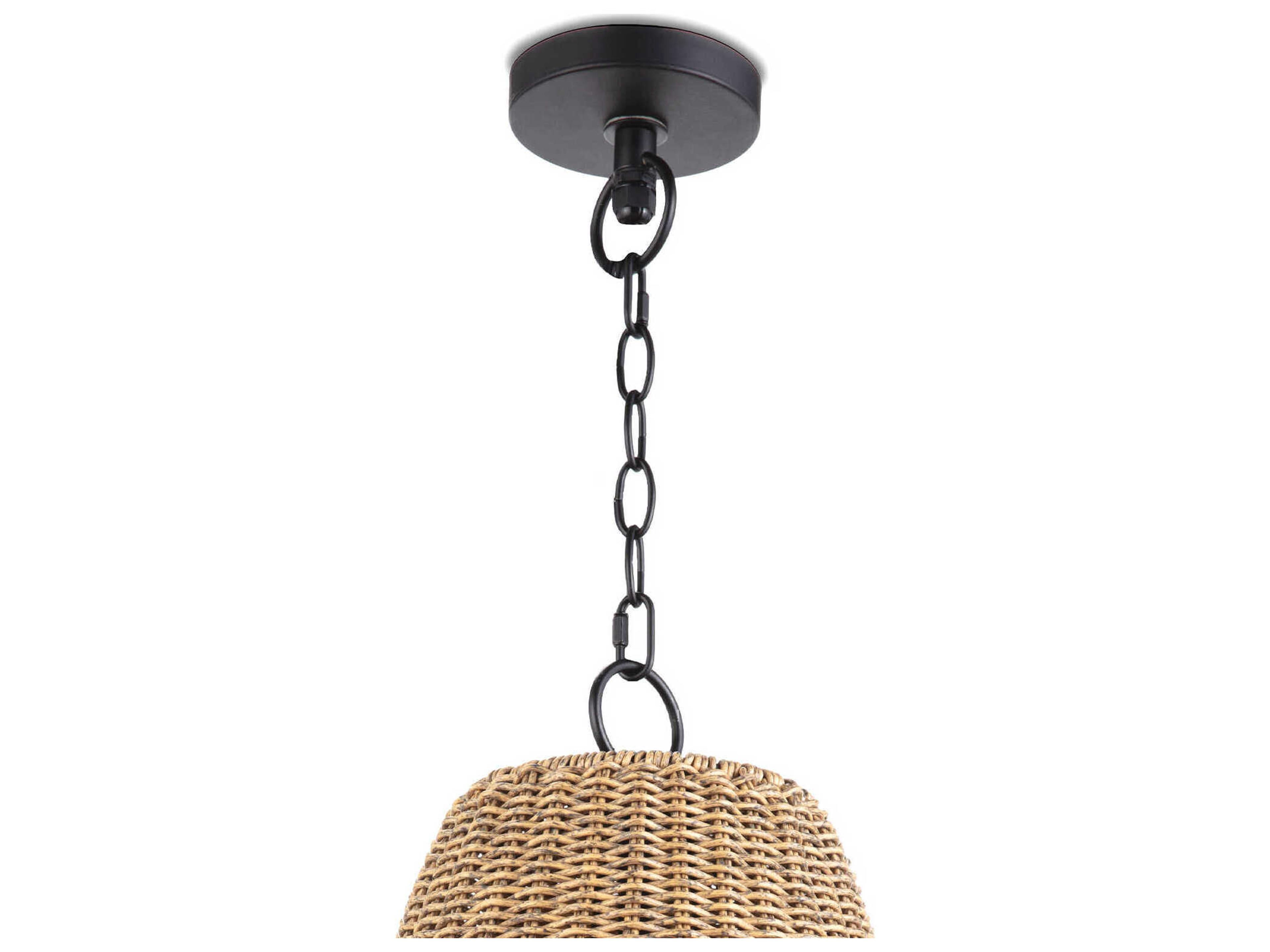 Regina Andrew 1-Light Natural Brown Pendant