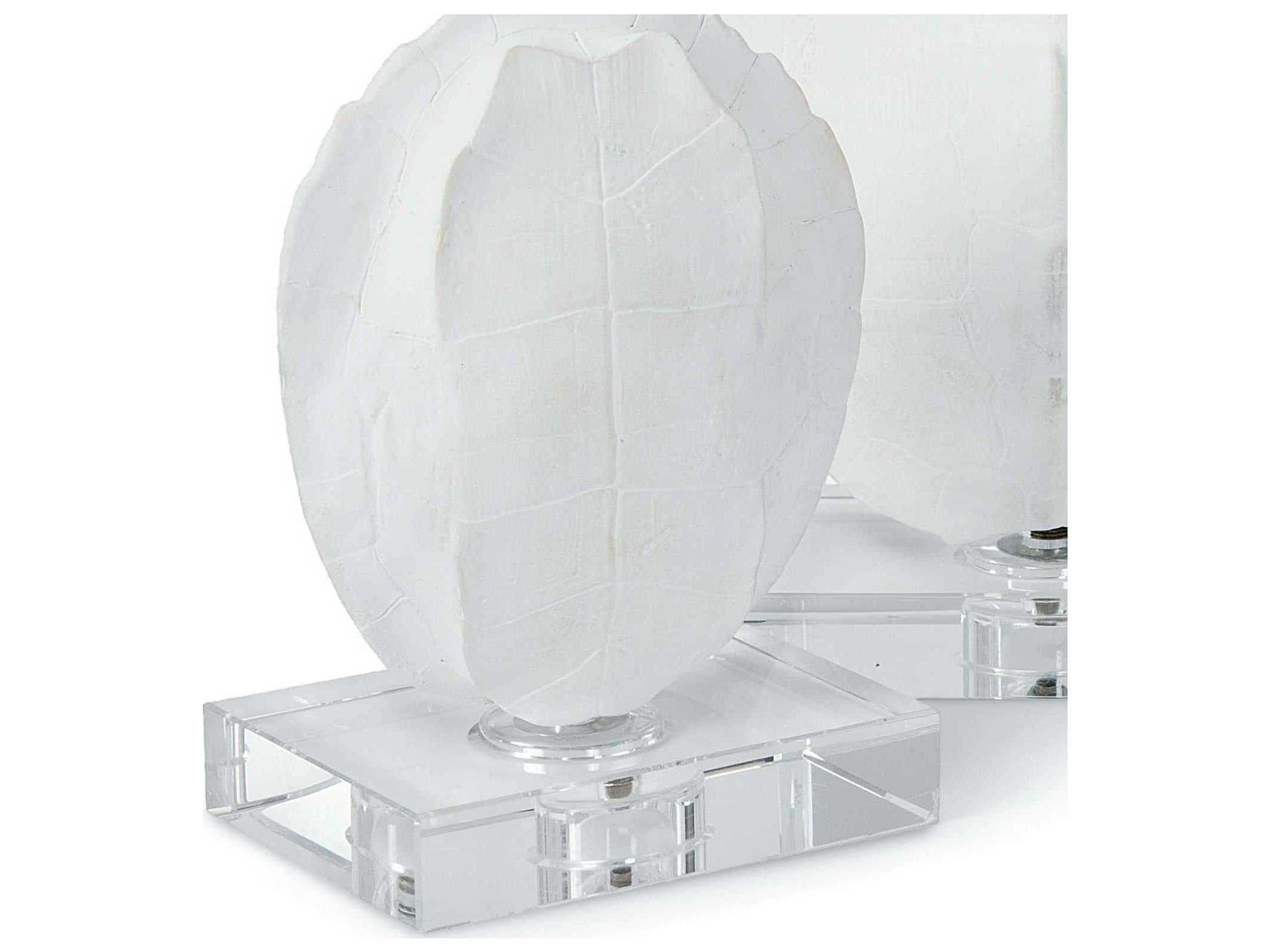Regina Andrew Turtle Natural Turtle Shells On Crystal Sculptures Set of 2