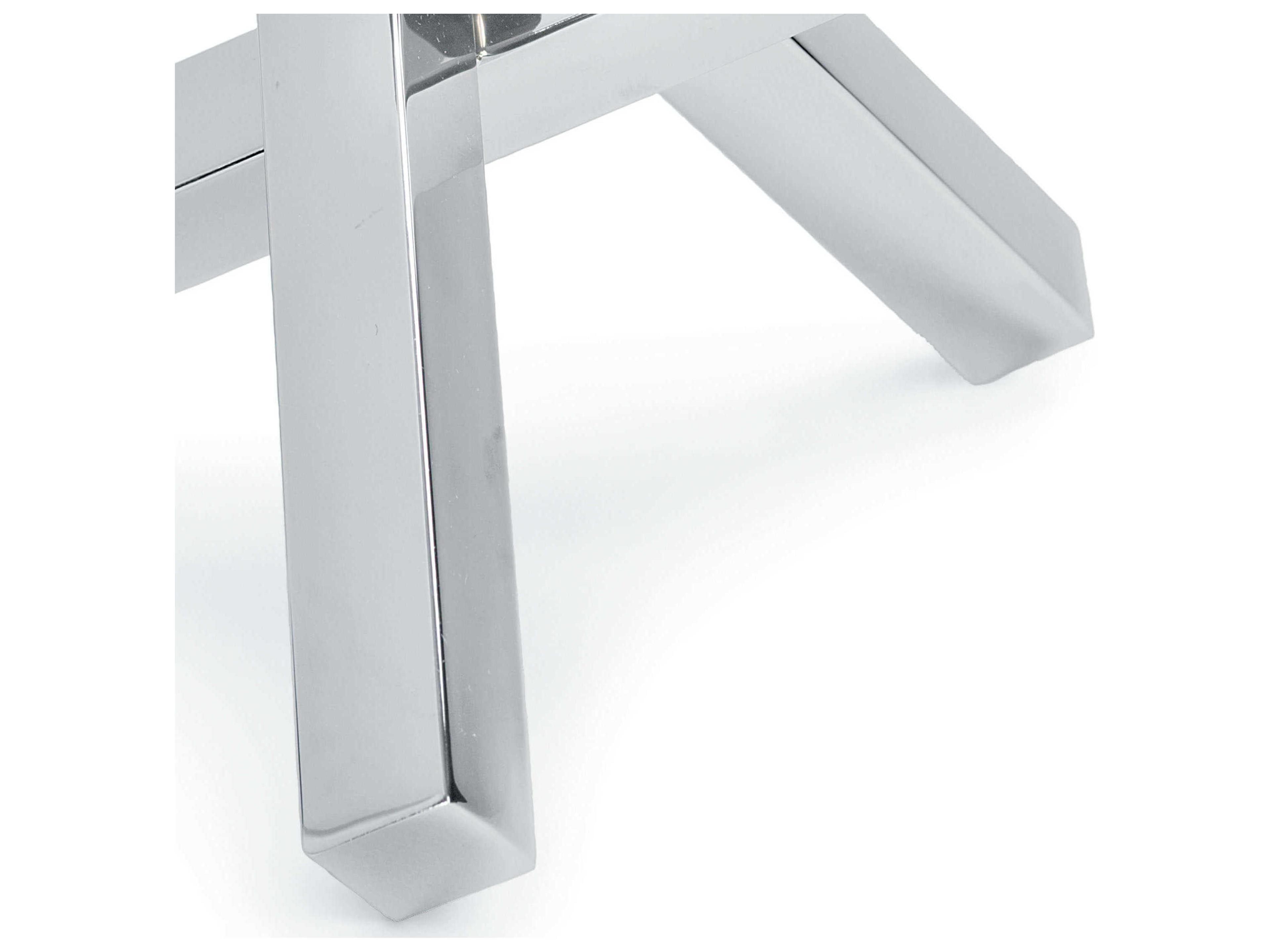 Regina Andrew Polished Nickel Intersecting Sculpture