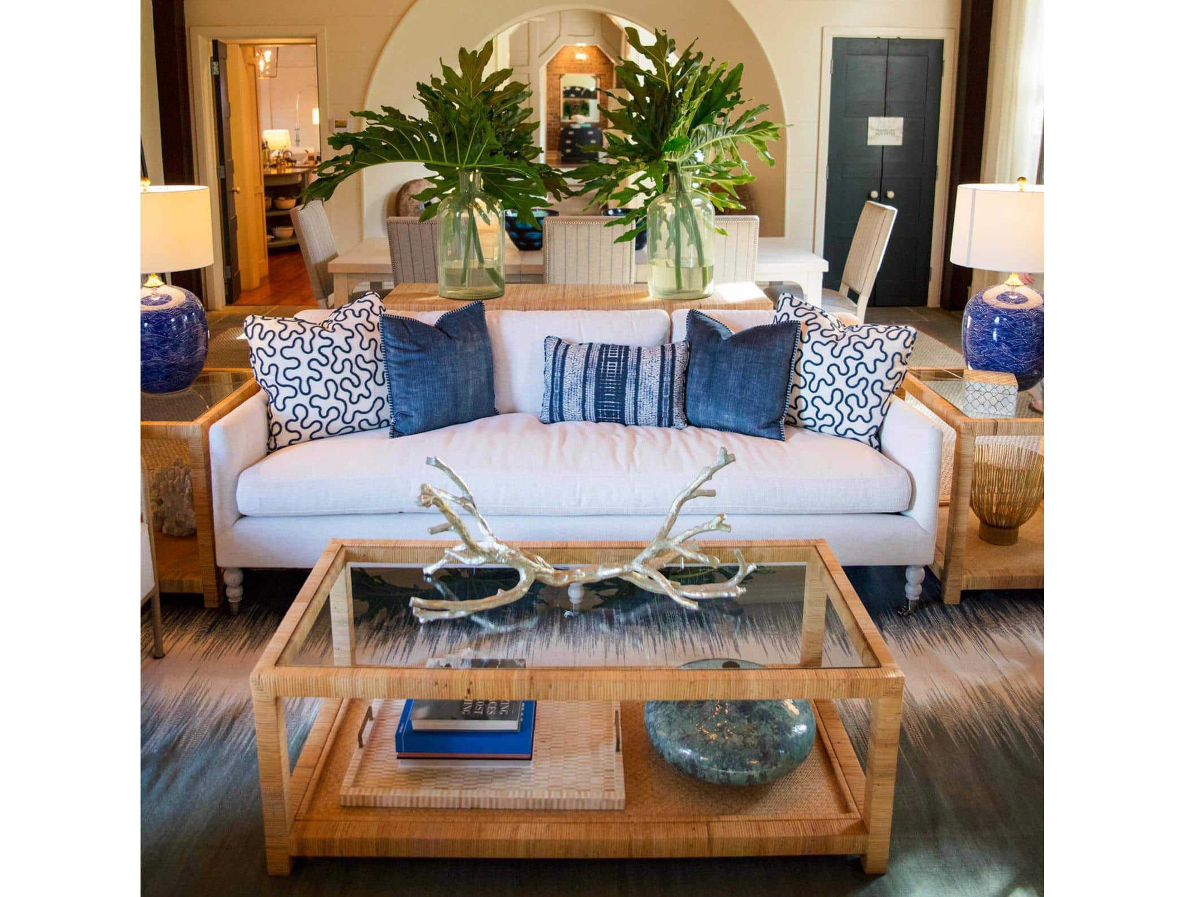 Regina Andrew Ambered Silver Leaf Metal Branch Sculpture