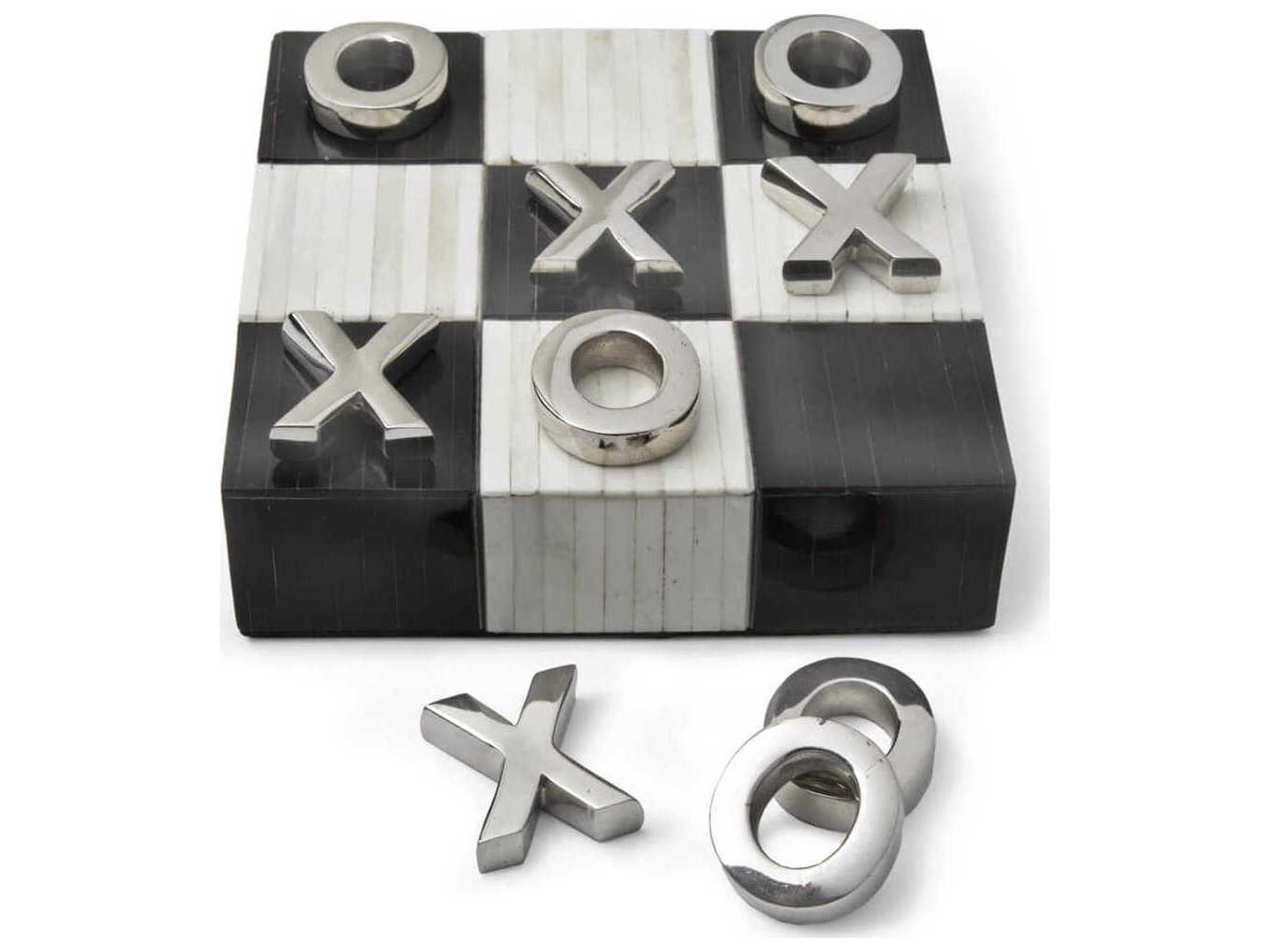 Nickel Tic Tac Toe Flat Board