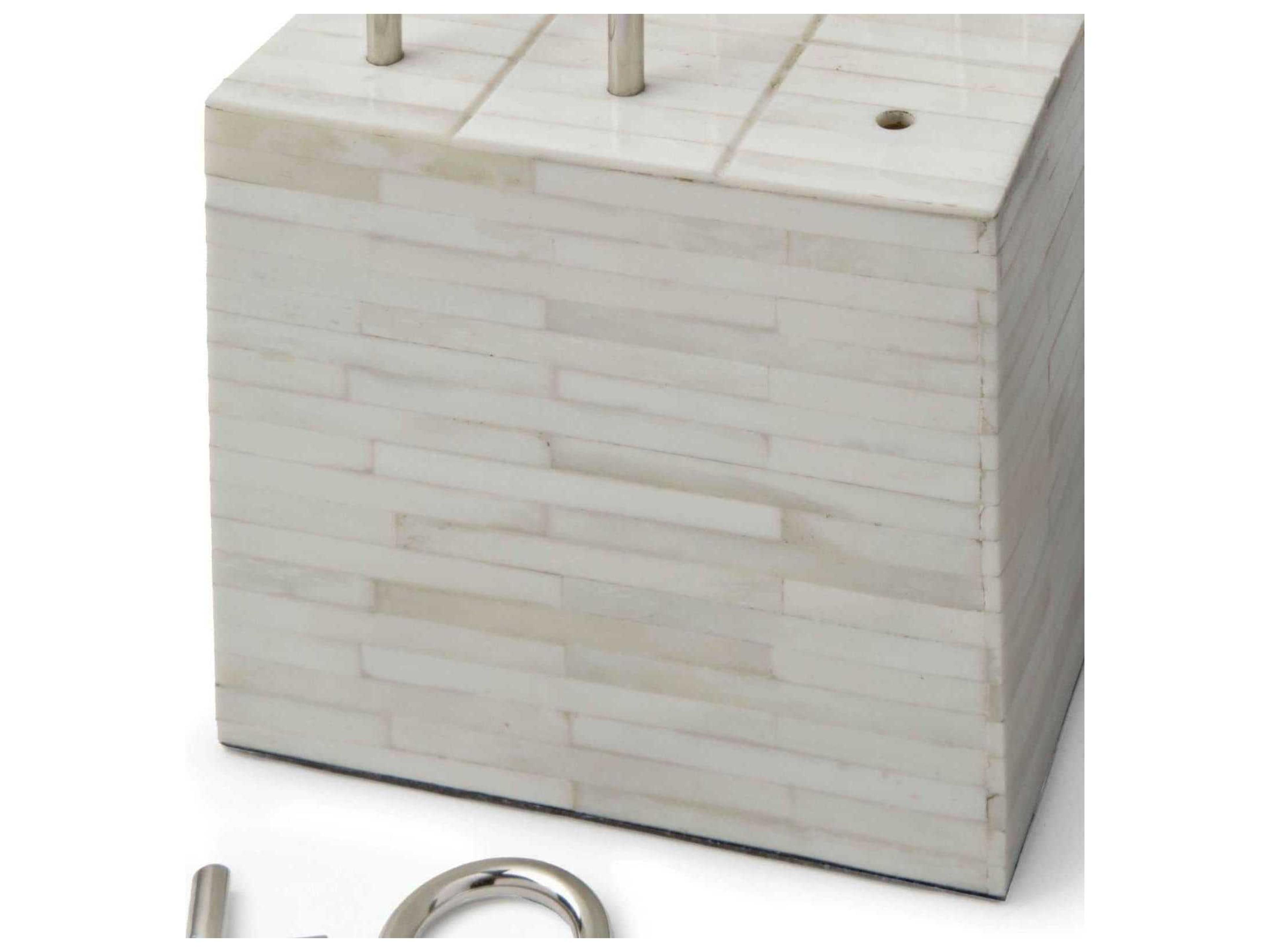 Regina Andrew White Bone Tic Tac Toe Block