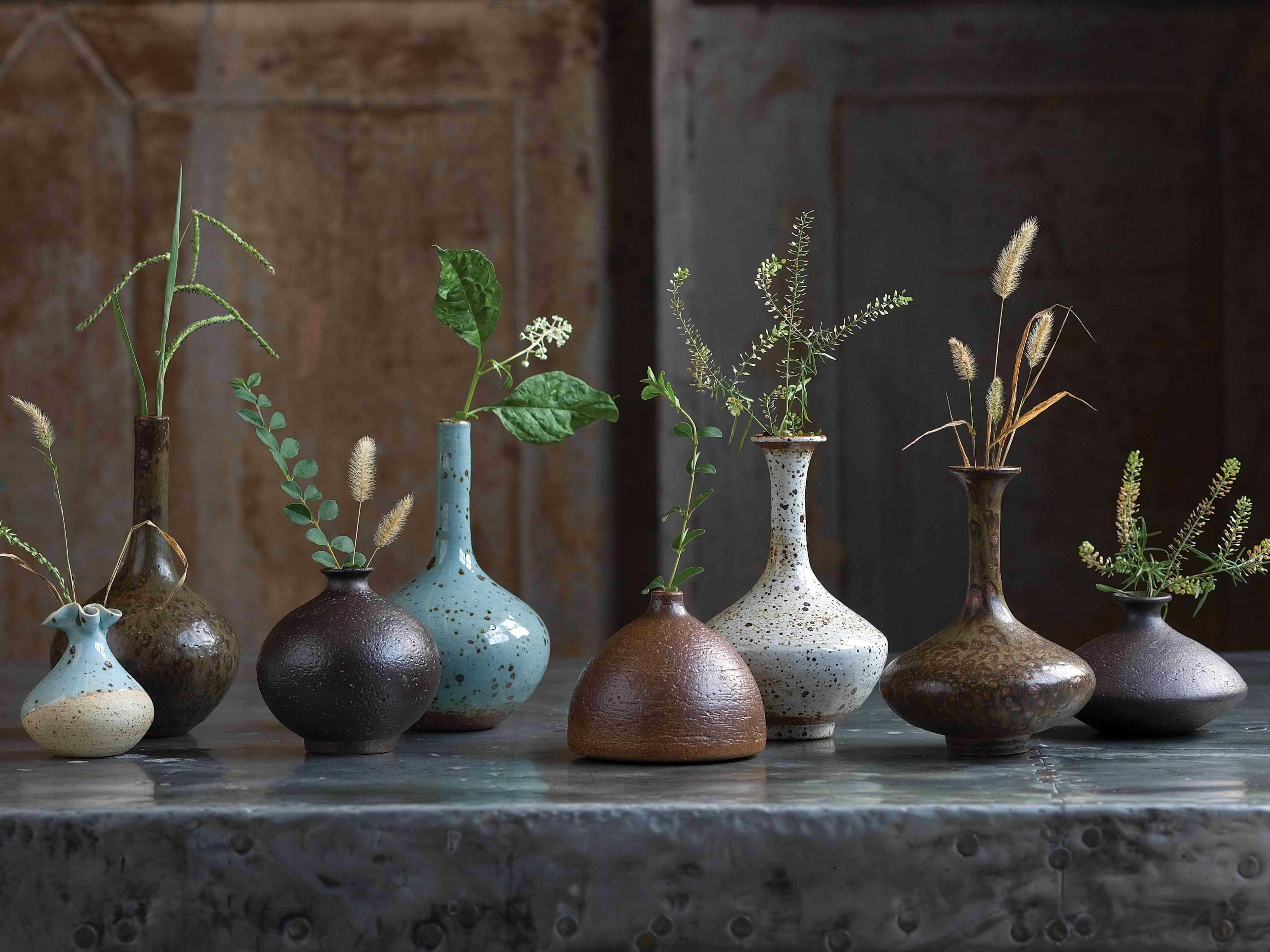 Regina Andrew Natural Porcelain Bud Vase Set of 8