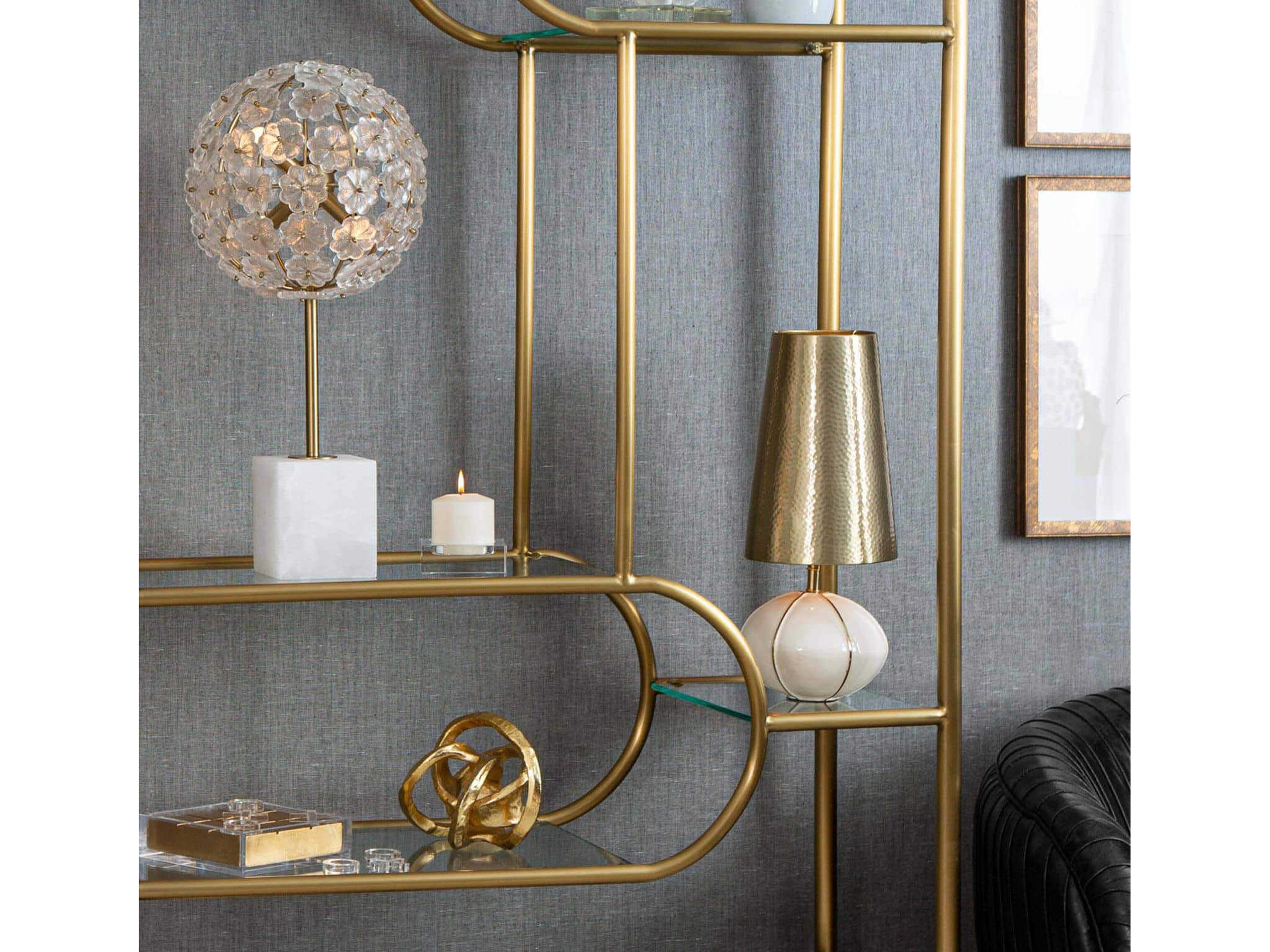 Regina Andrew Gold Metal Knot Sculpture