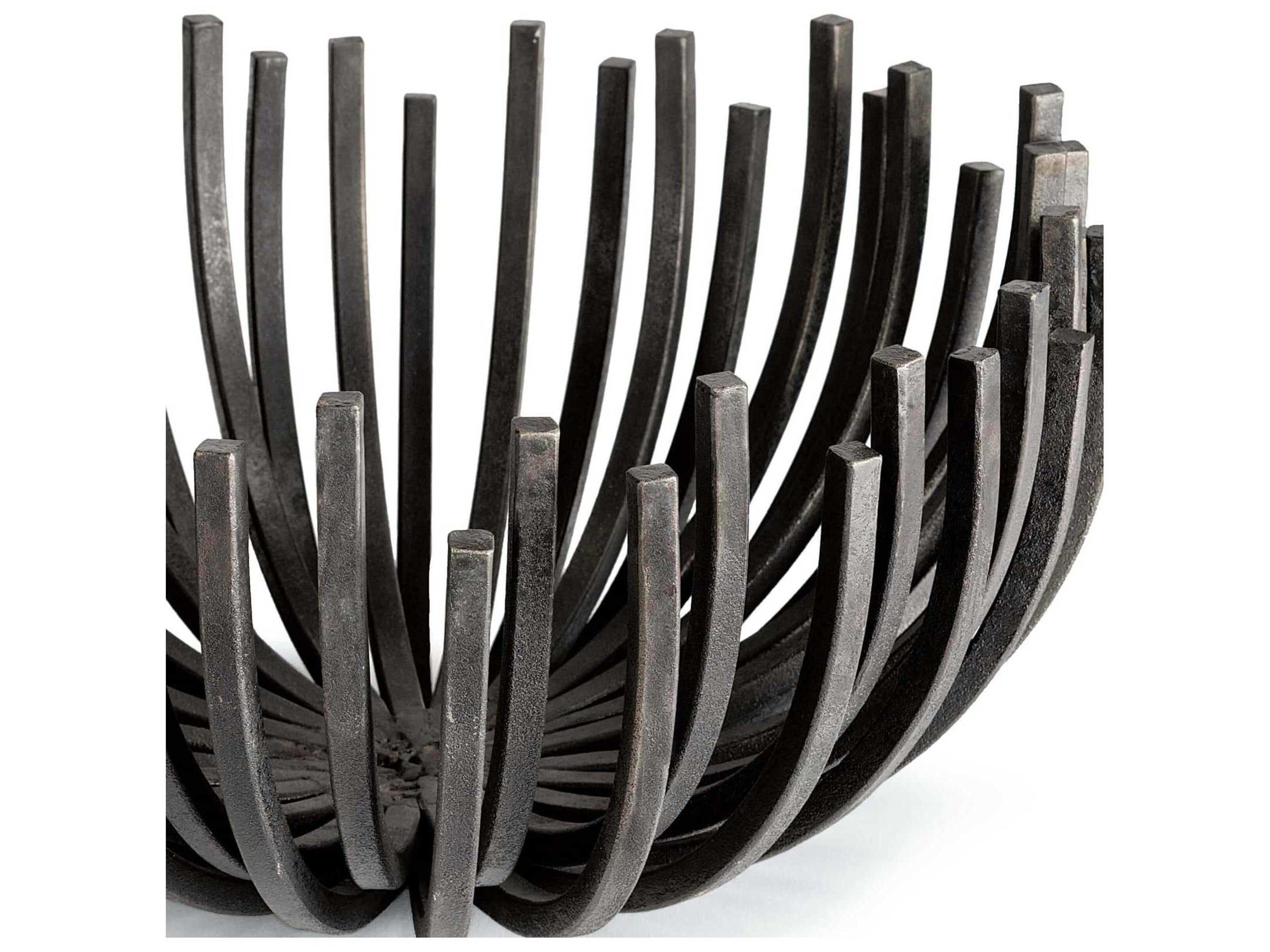 Regina Andrew Blackened Iron Webbed Bowl Circle