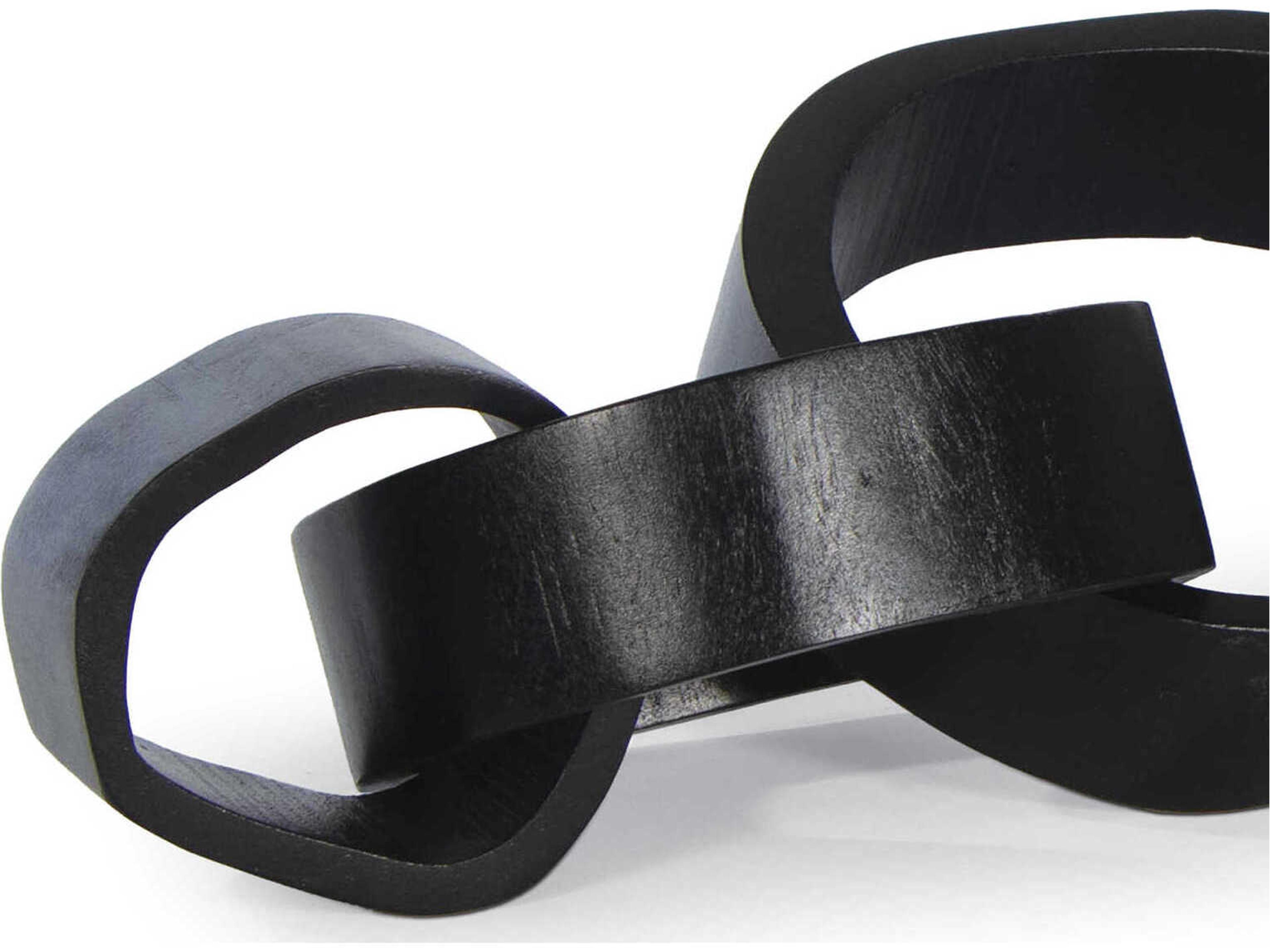 Regina Andrew Black Wooden Links Centerpiece