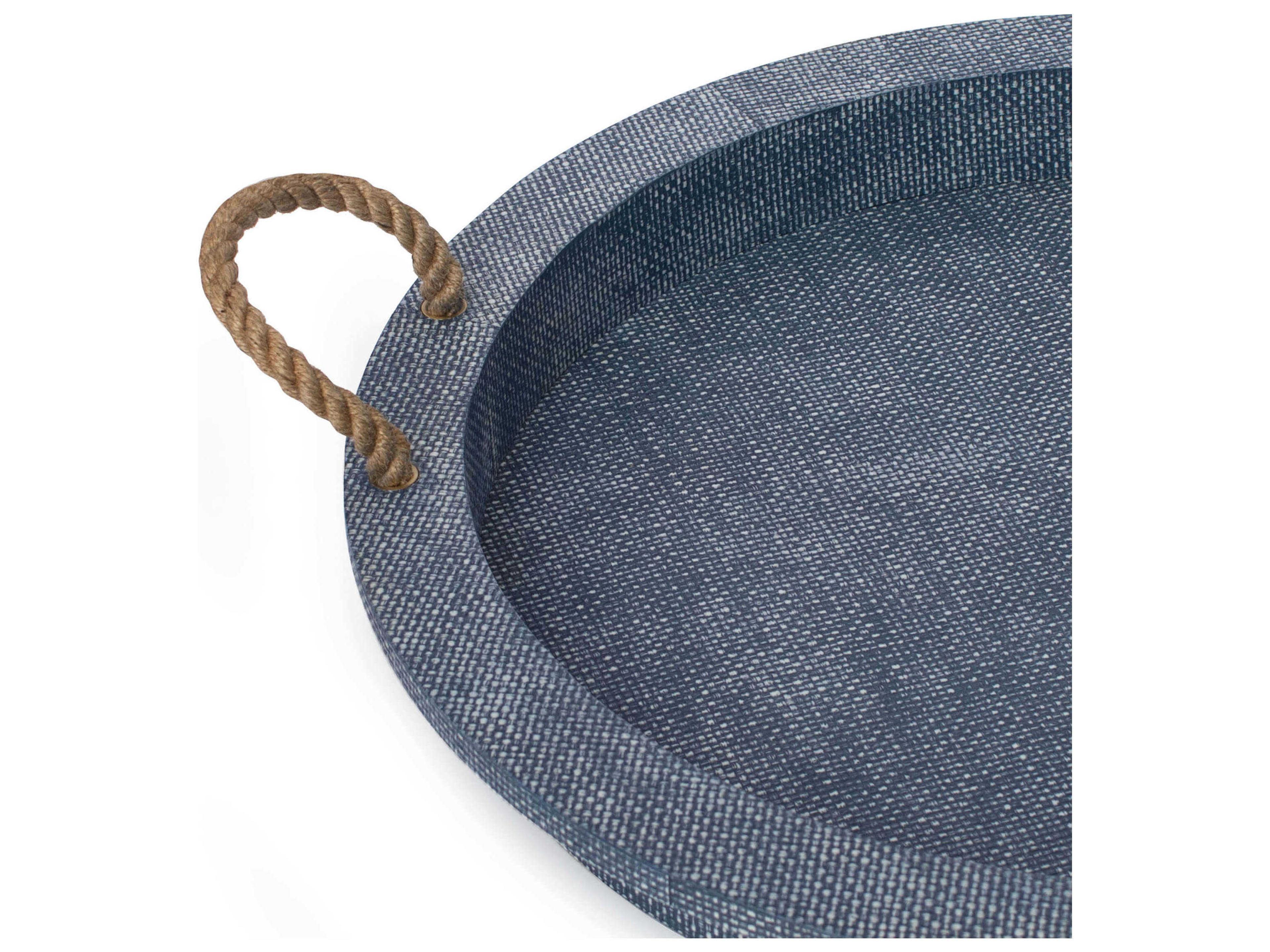 Regina Andrew Aegean Indigo Serving Tray