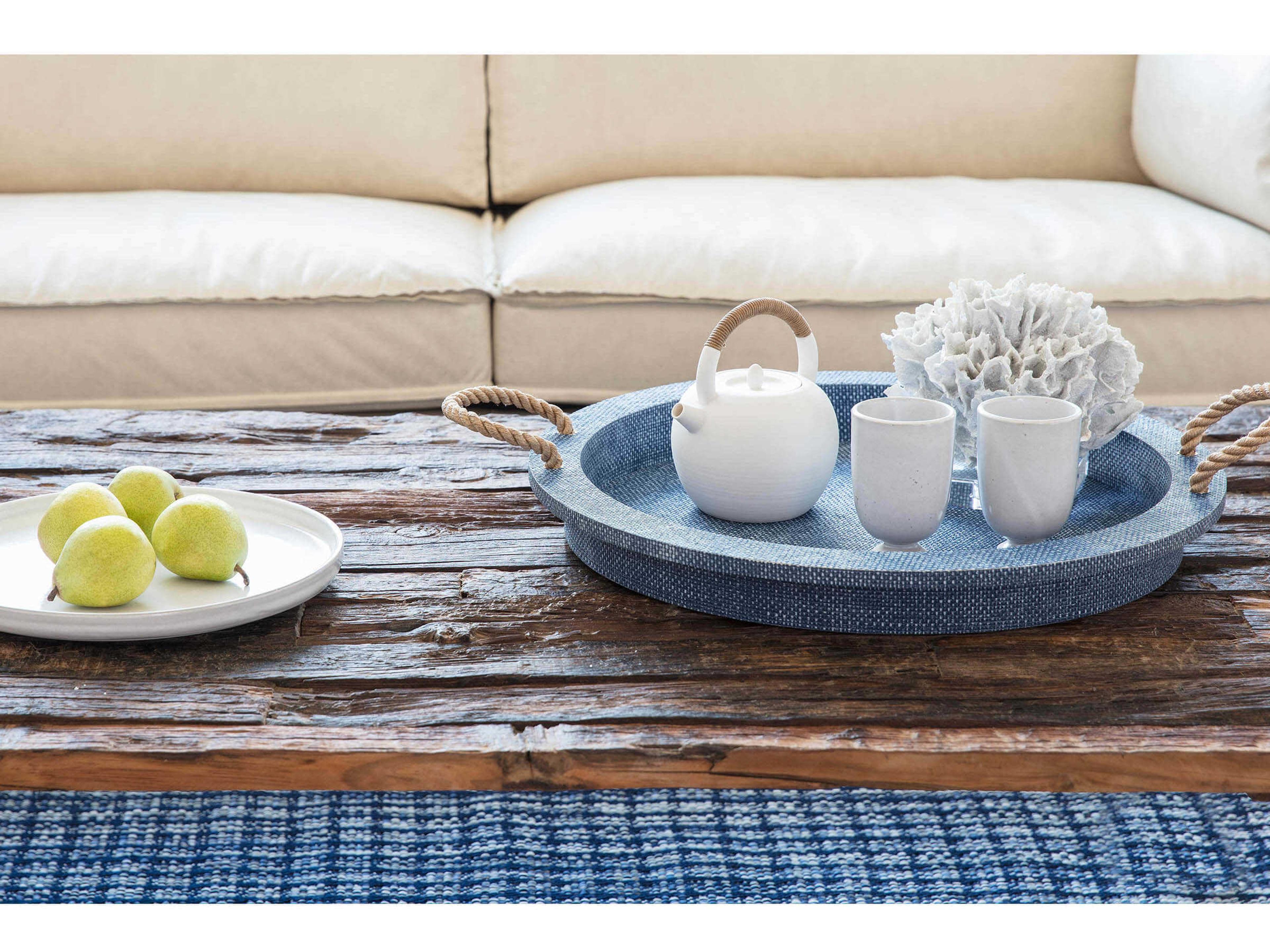 Regina Andrew Aegean Indigo Serving Tray