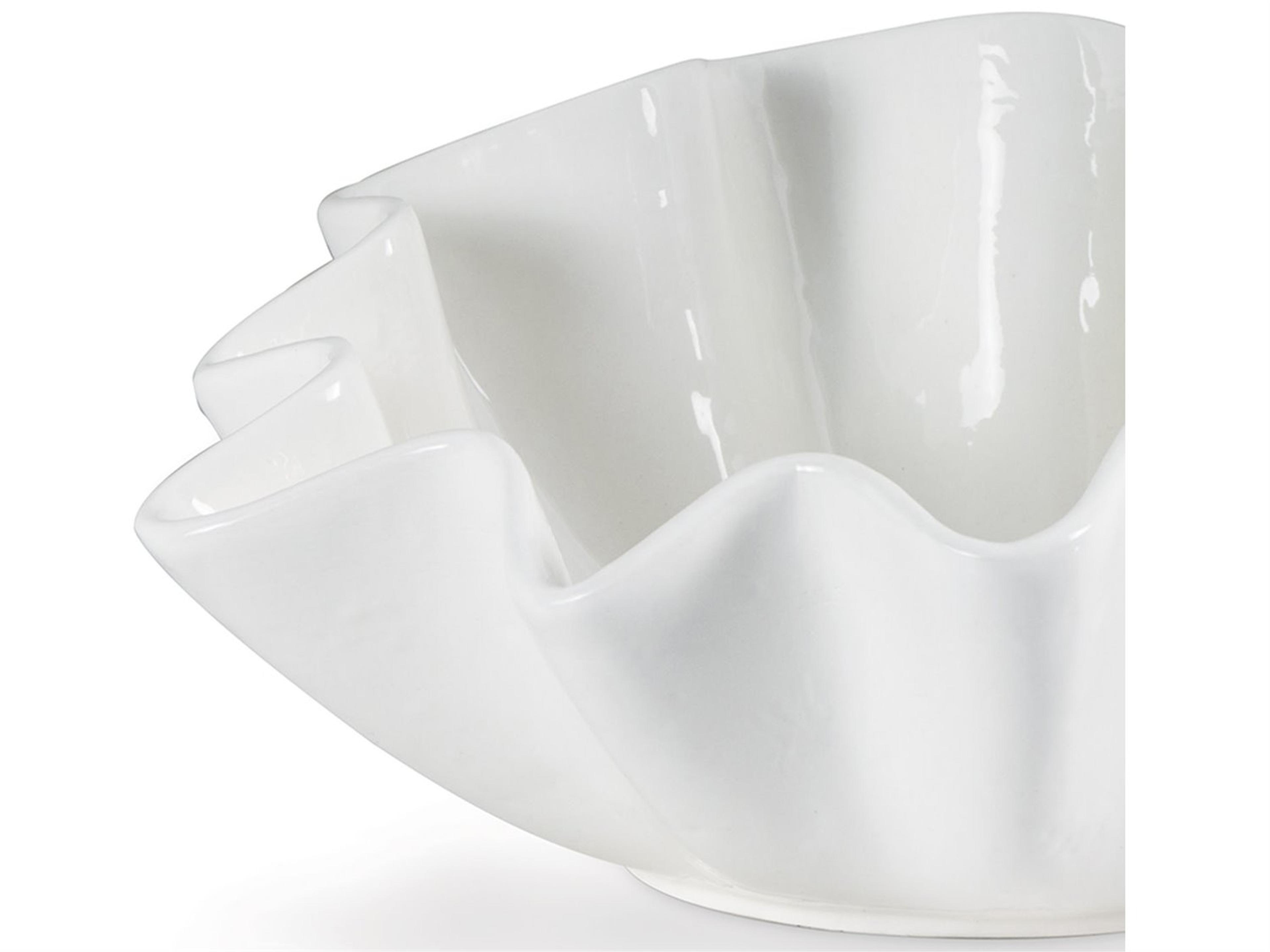 Regina Andrew Ruffle Ceramic Bowl