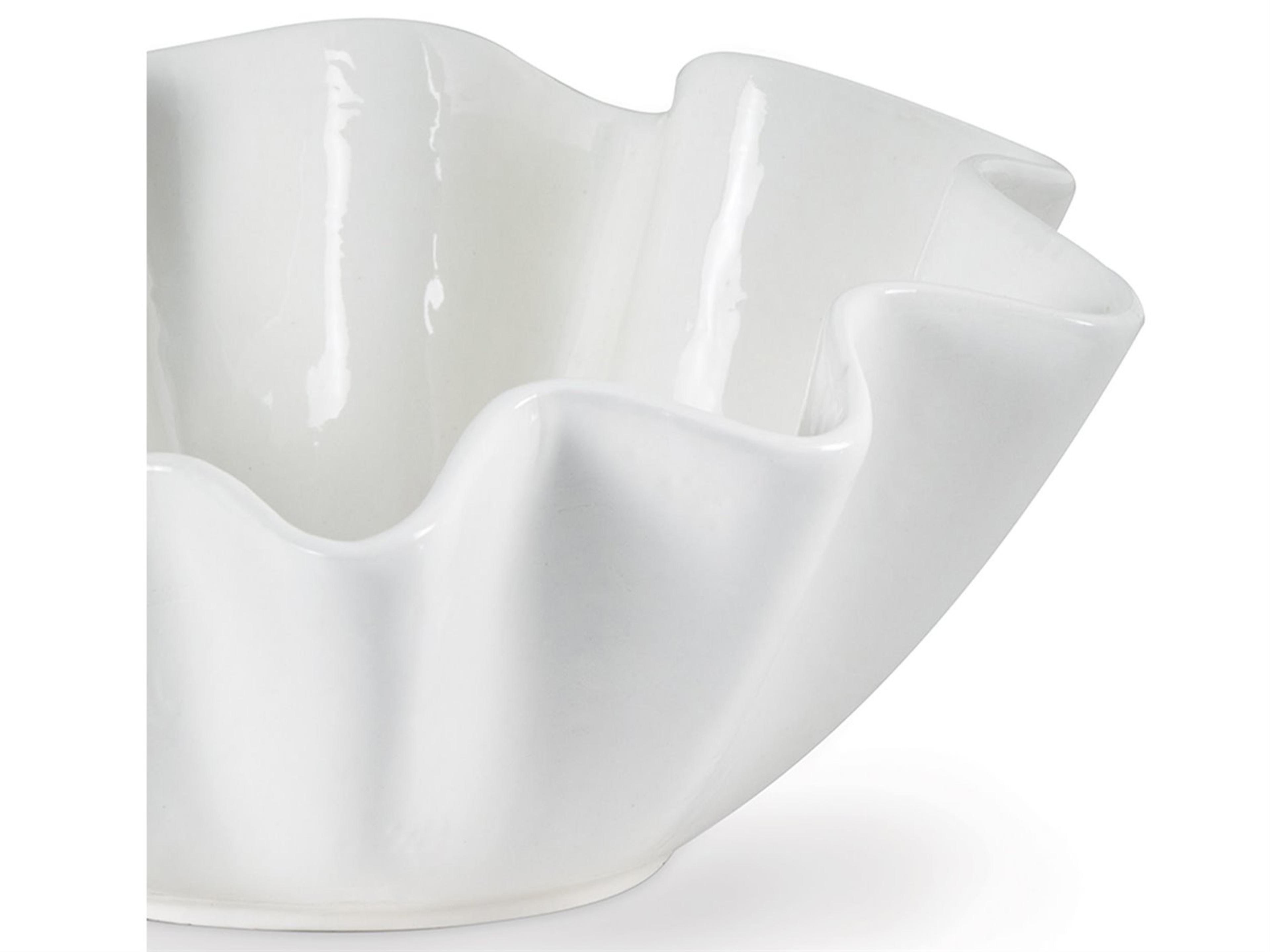 Regina Andrew Ruffle Ceramic Bowl