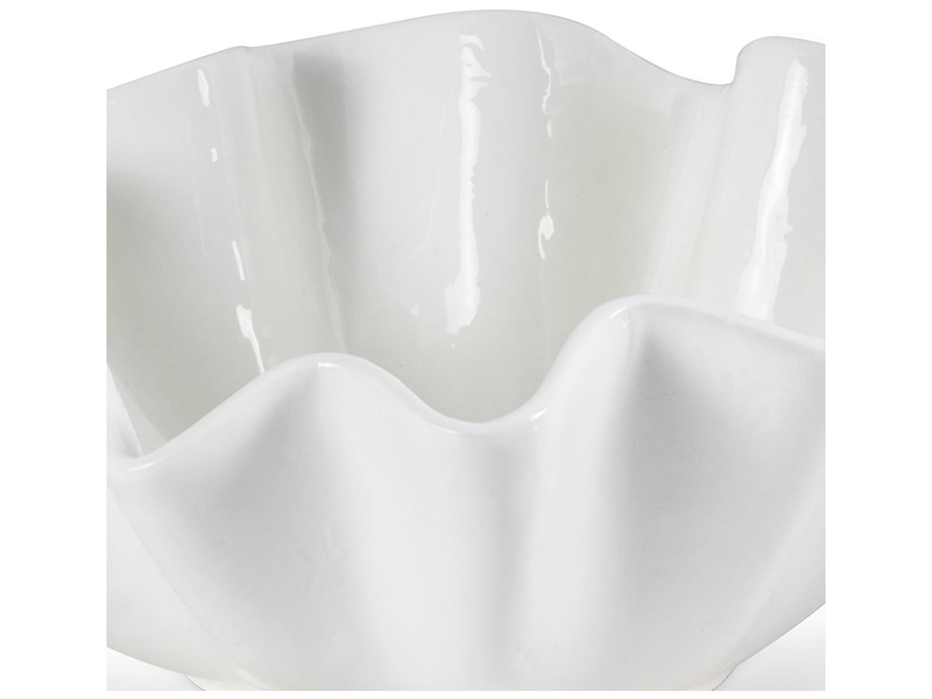 Regina Andrew Ruffle Ceramic Bowl