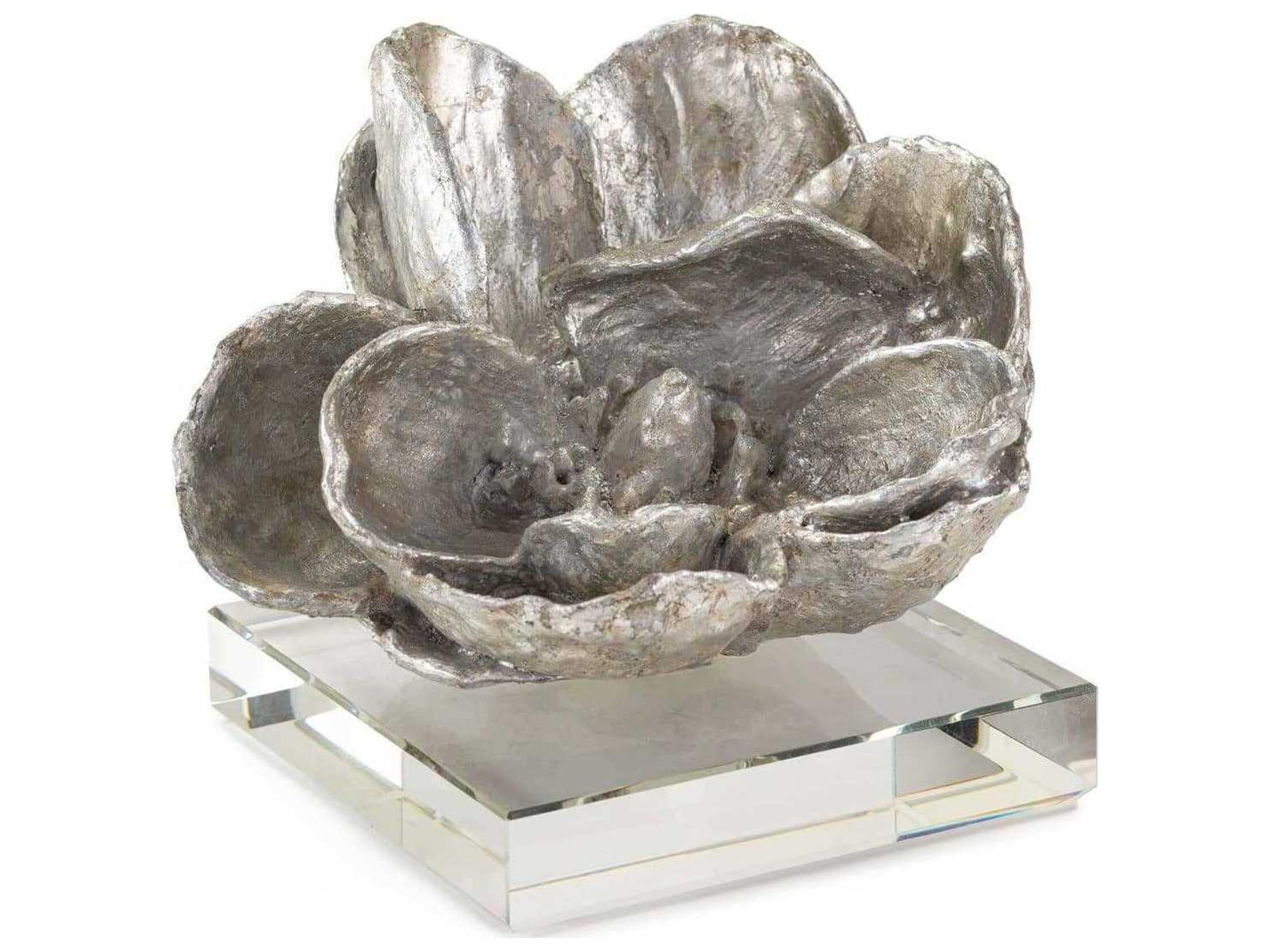 Magnolia Objet In Silver Leaf