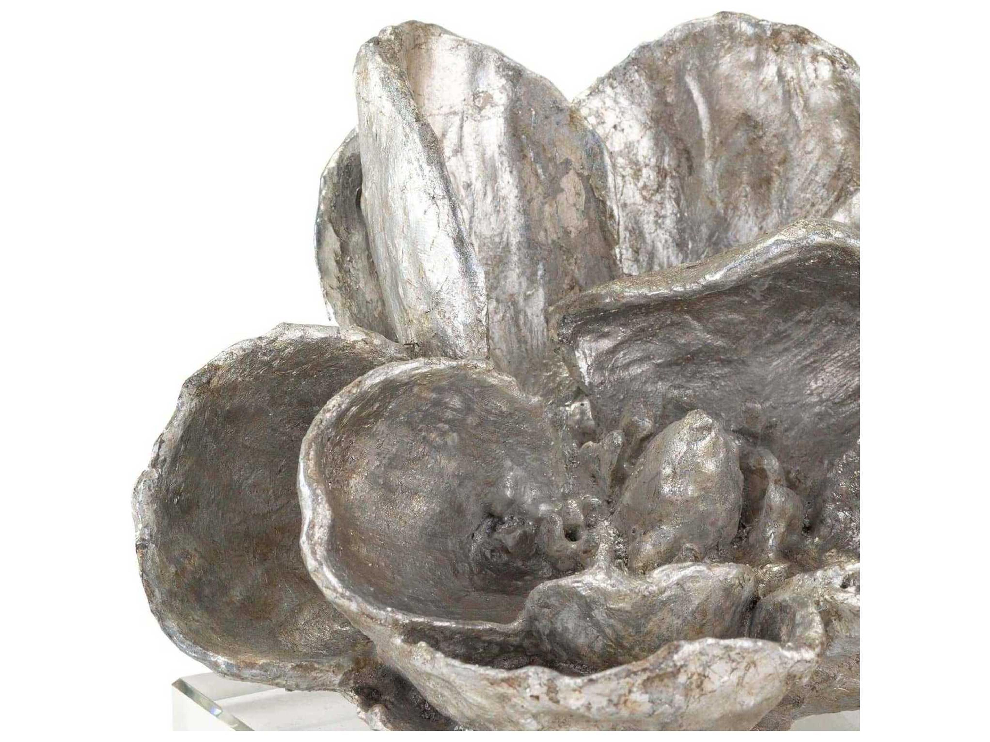 Regina Andrew Silver Leaf Magnolia Sculpture