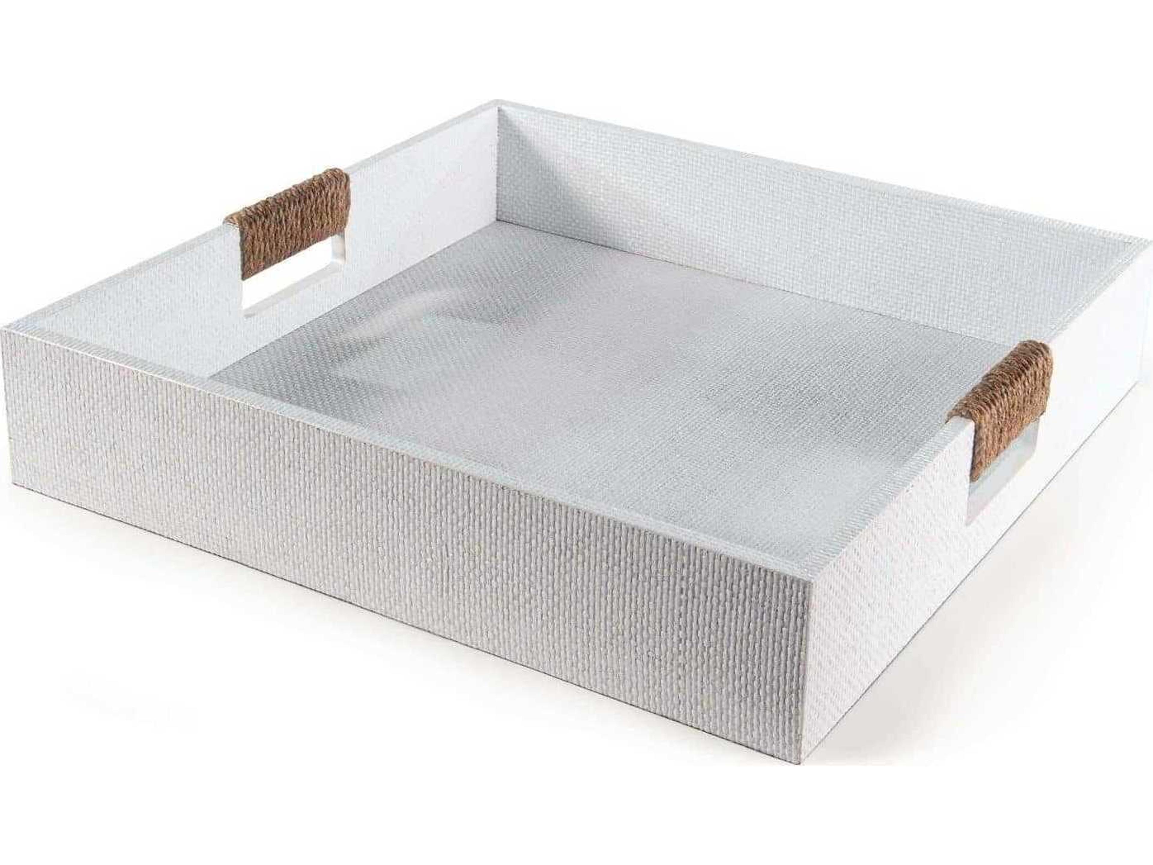 Logia White 18" Serving Tray