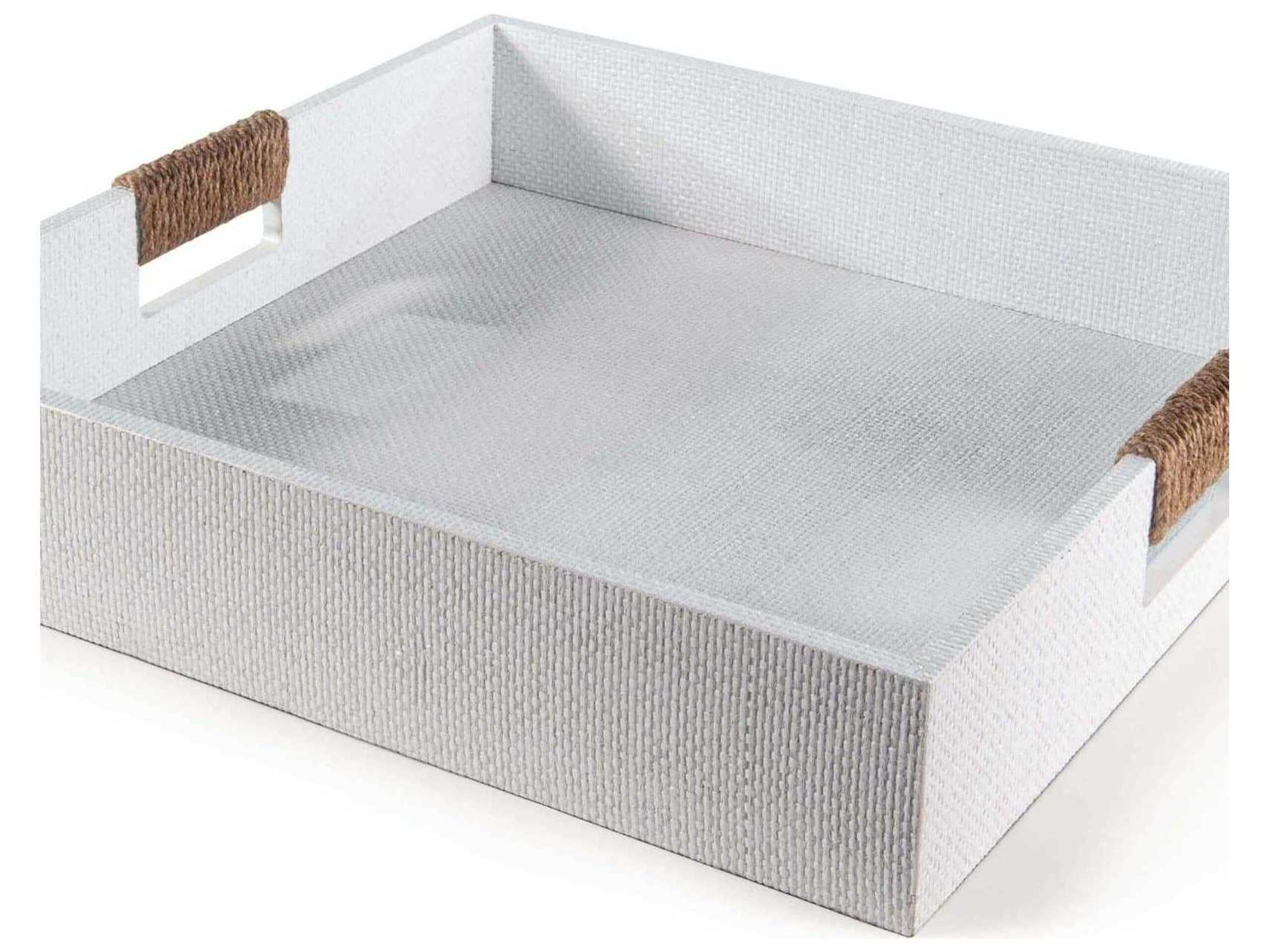 Regina Andrew Logia White 18" Serving Tray