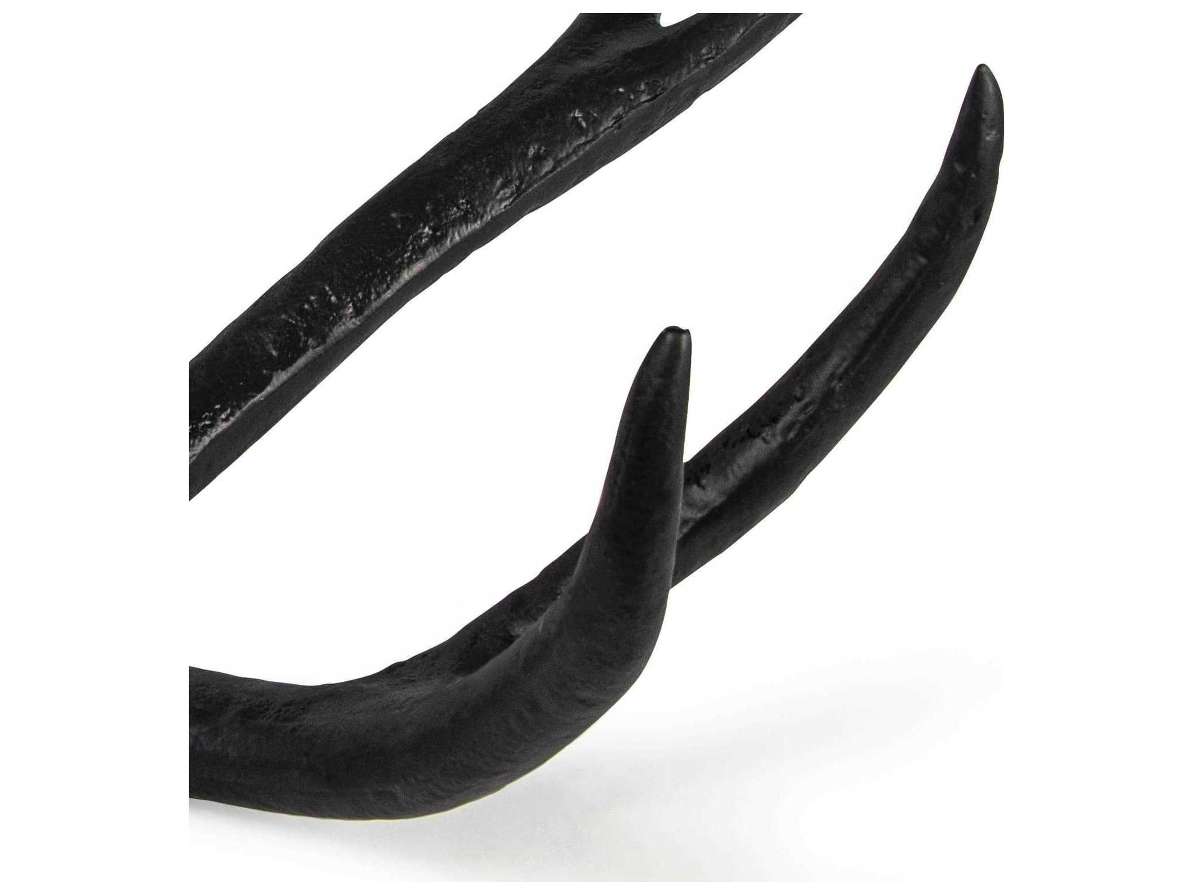 Regina Andrew Black 22" Antler Decorative Accent