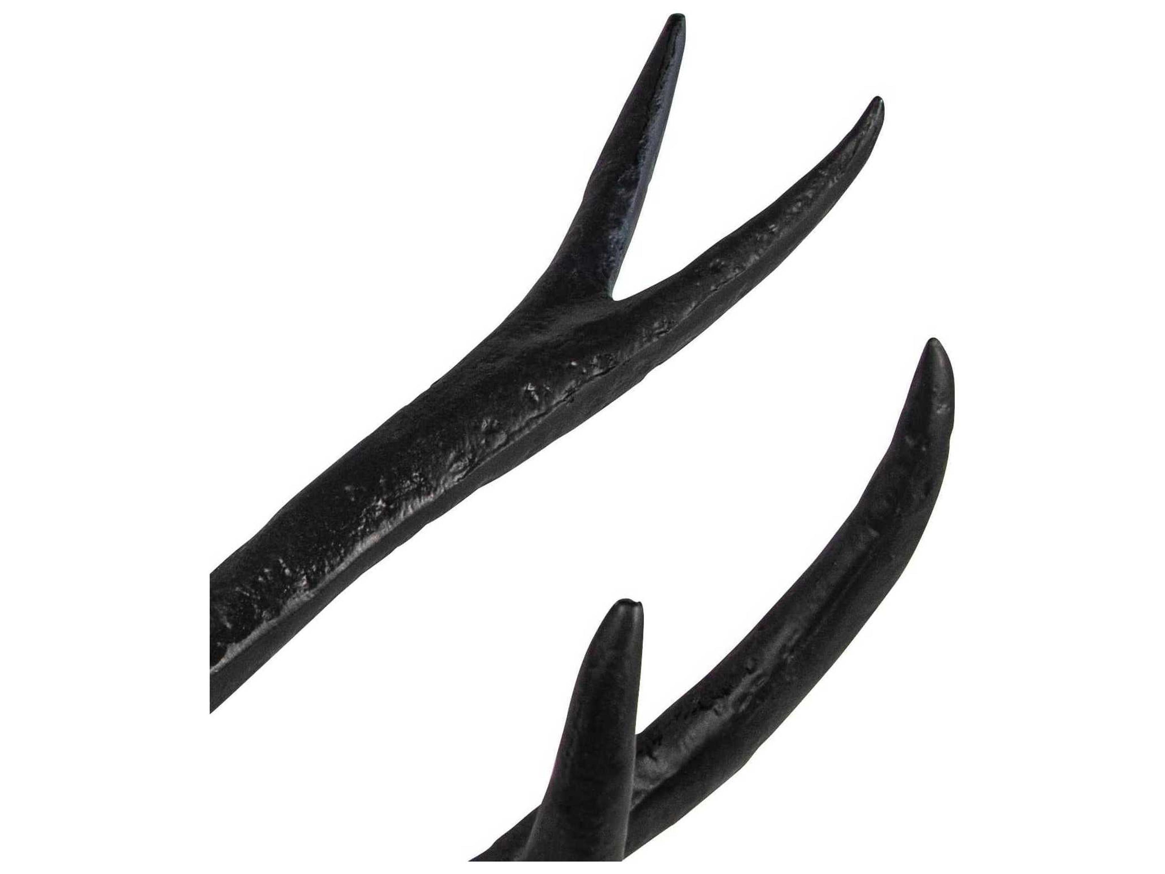 Regina Andrew Black 22" Antler Decorative Accent