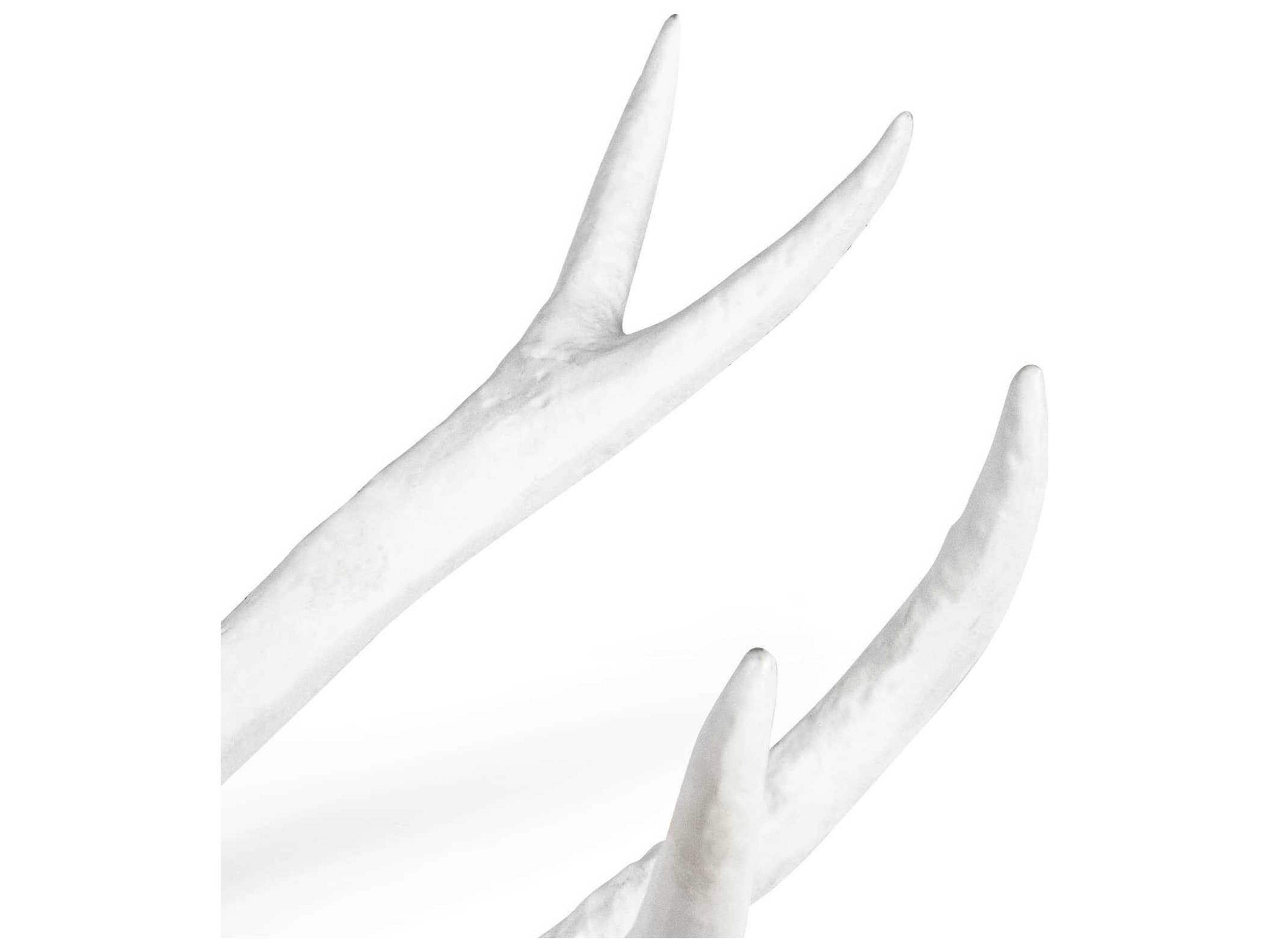 Regina Andrew White 22" Antler Decorative Accent