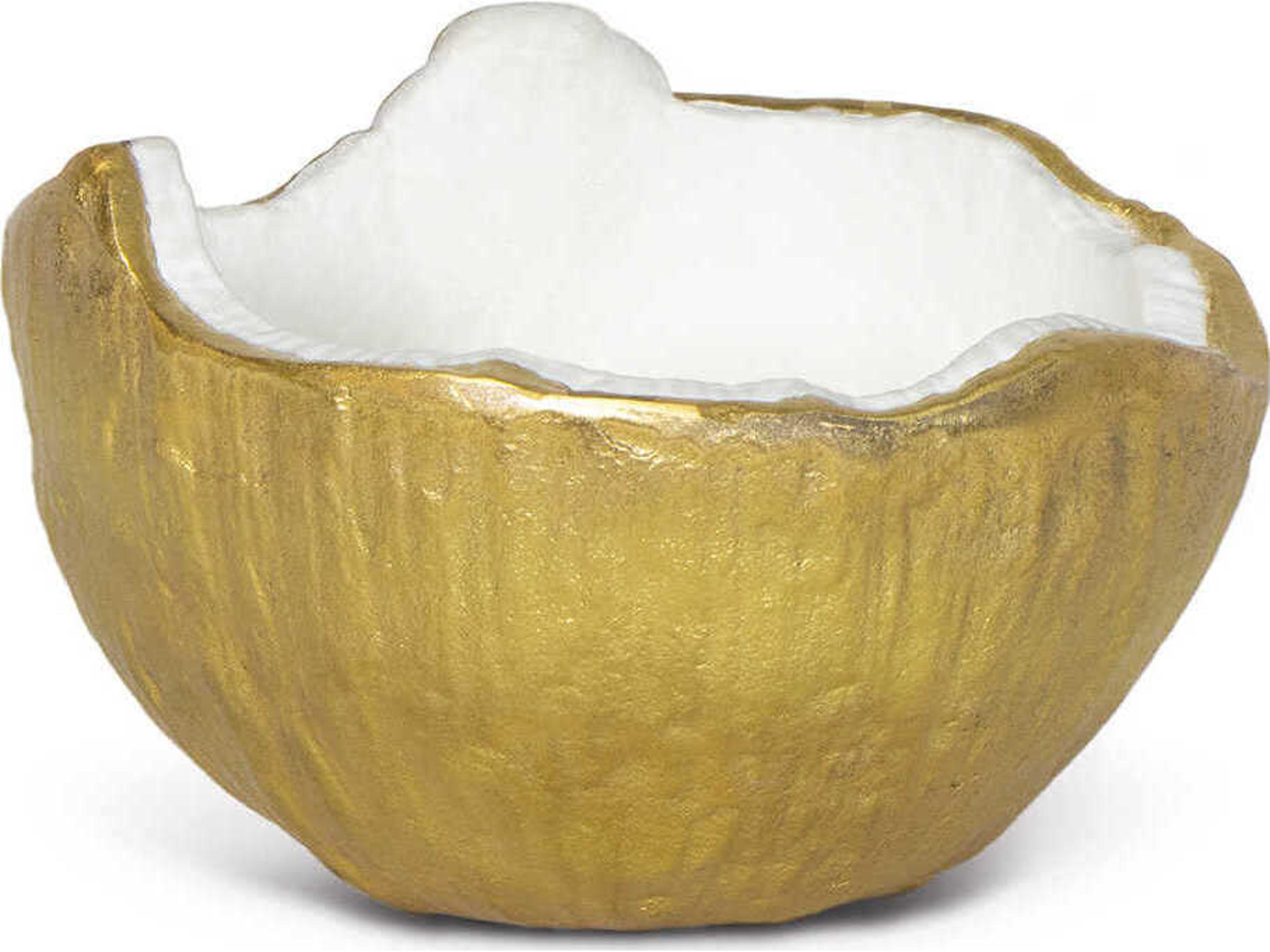 Regina Andrew White Metal Bowls Set of 2