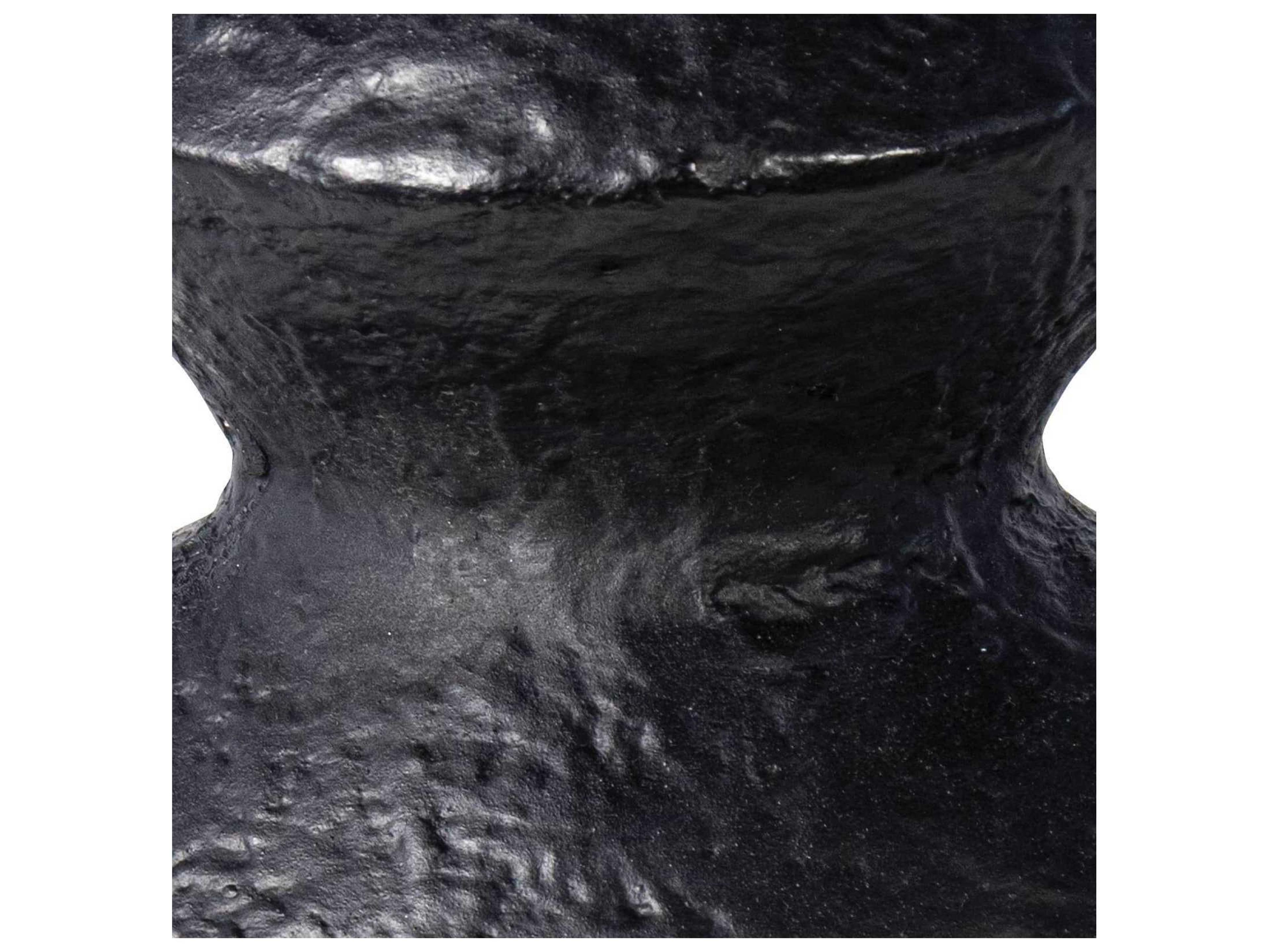 Regina Andrew Black Poe Metal Vase