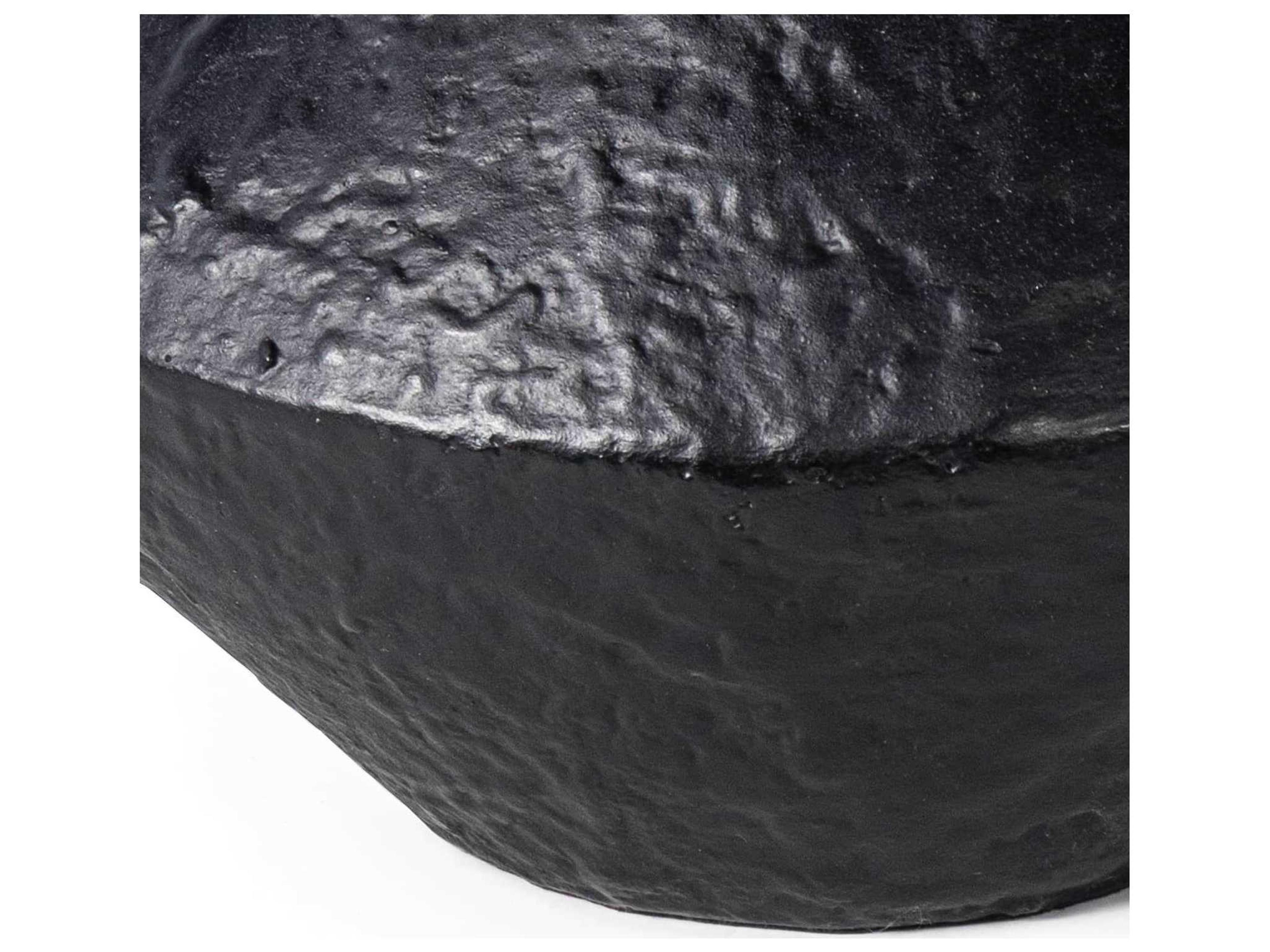 Regina Andrew Black Poe Metal Vase