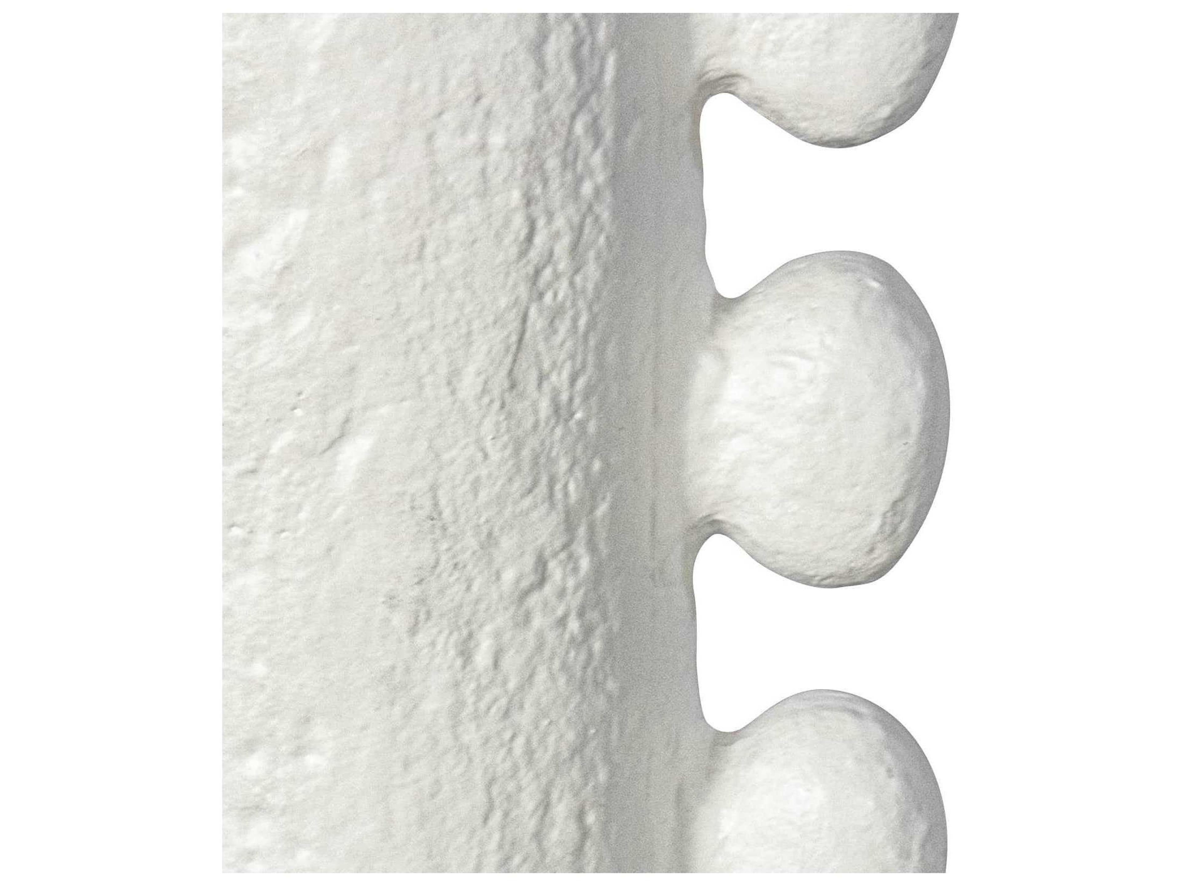 Regina Andrew White 14" High Sanya Metal Vase