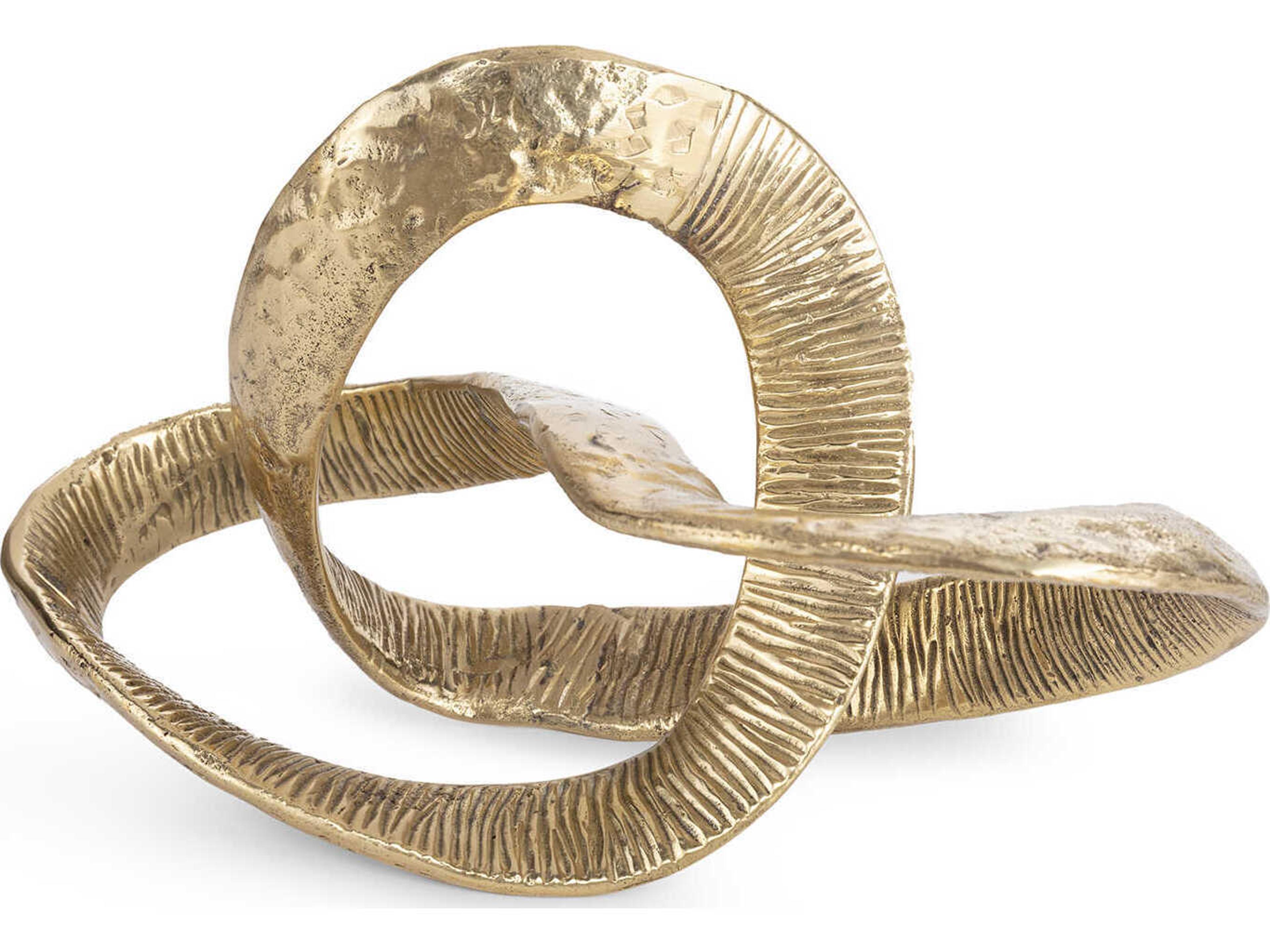 Natural Brass Myriad Sculpture