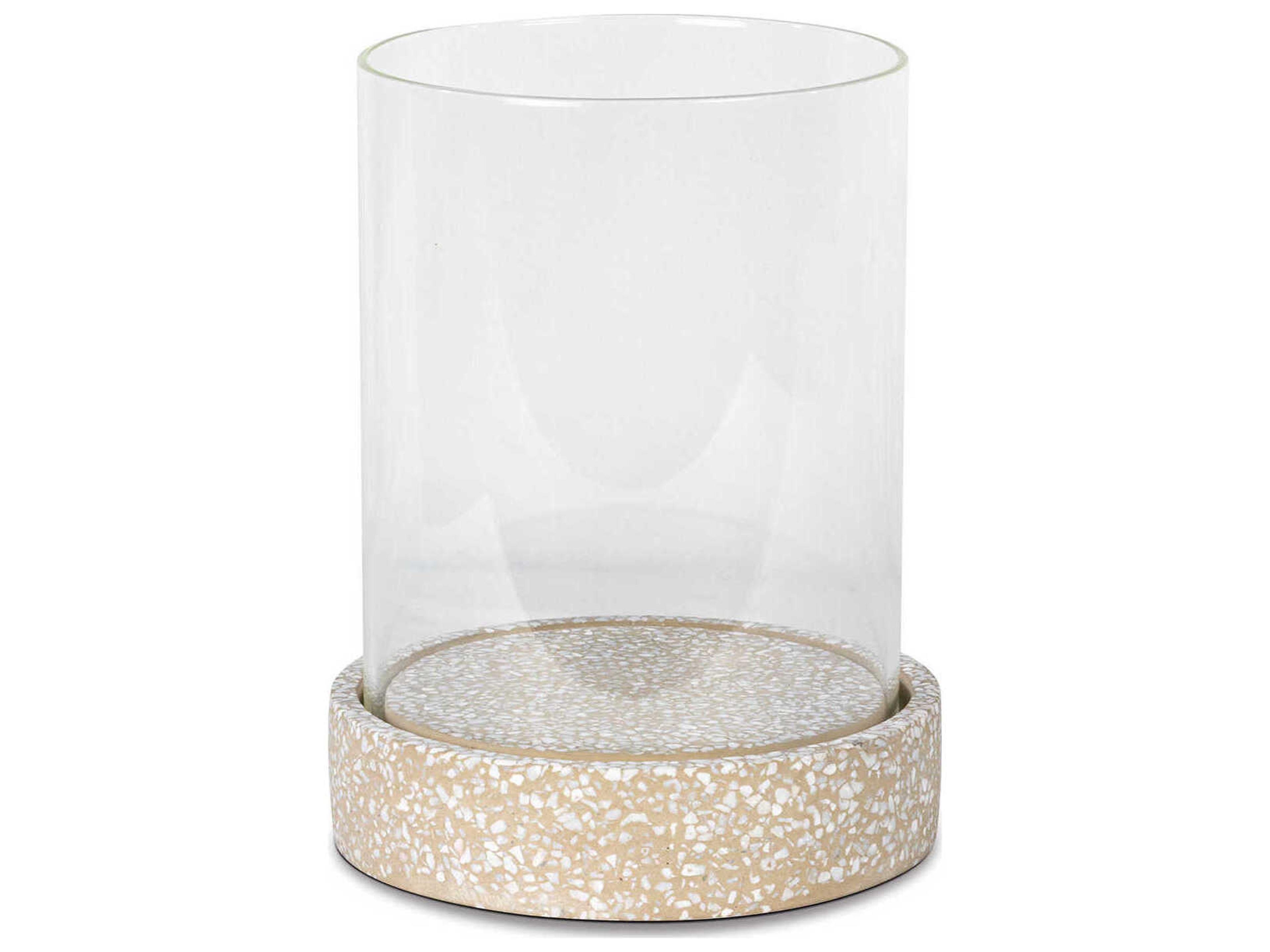 Marcello 12" High Terrazzo Hurricane