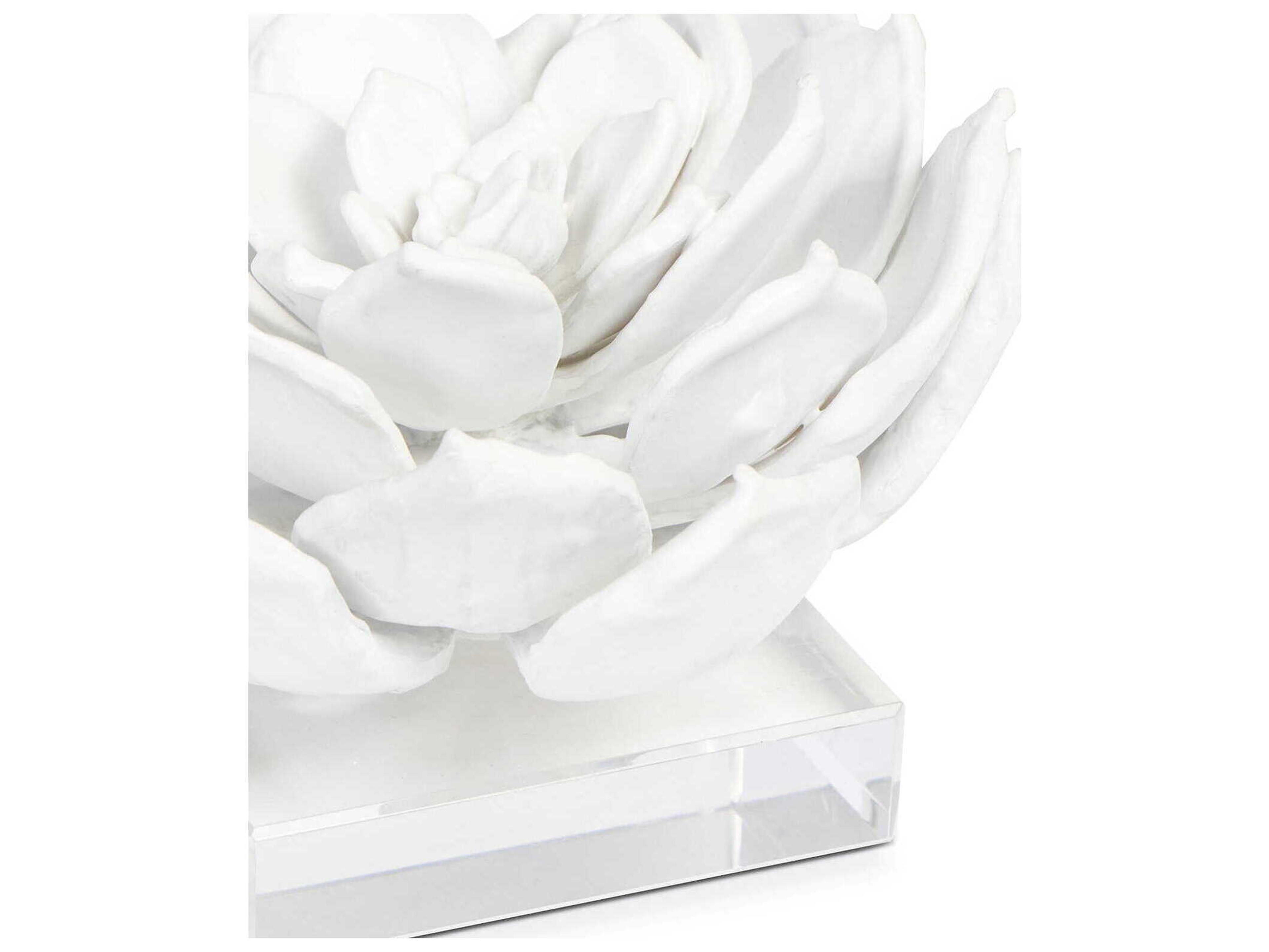 Regina Andrew White Succulent Sculpture