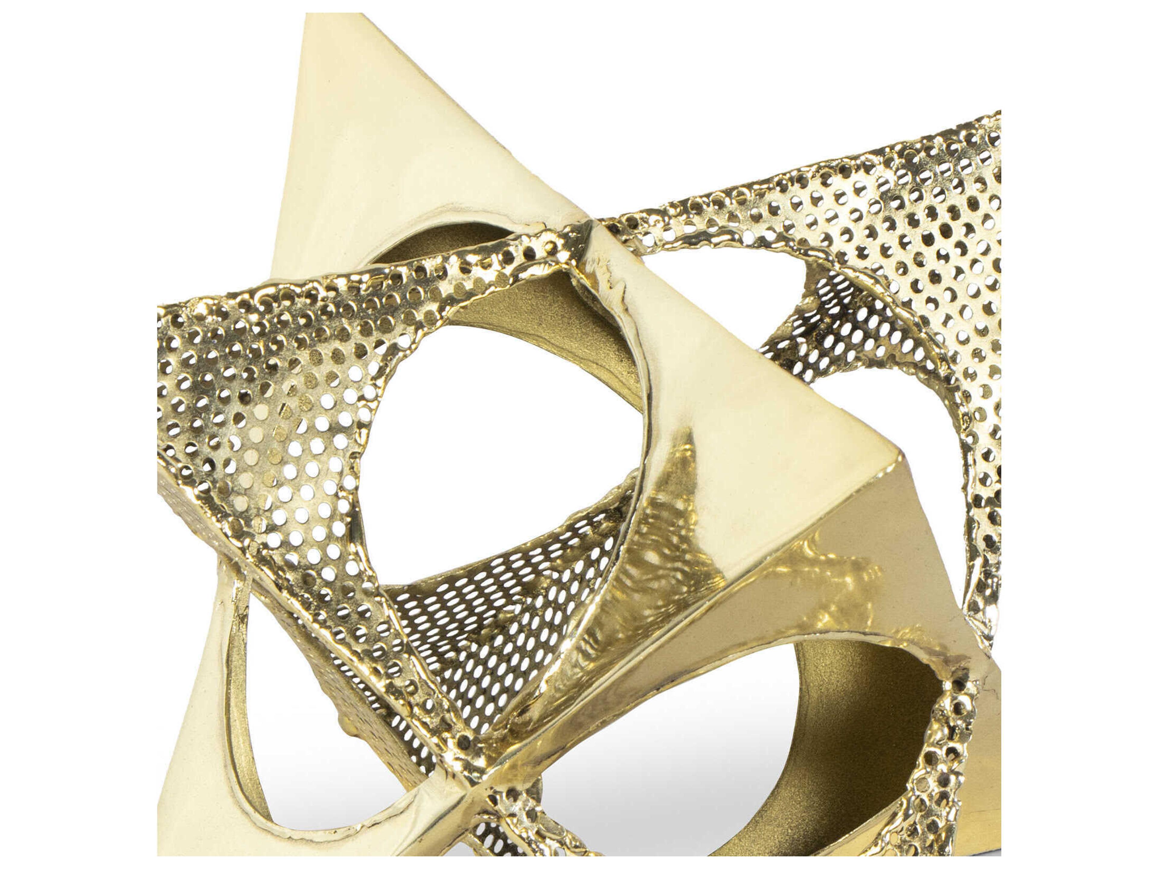 Regina Andrew Polished Brass Delta Star Accessory