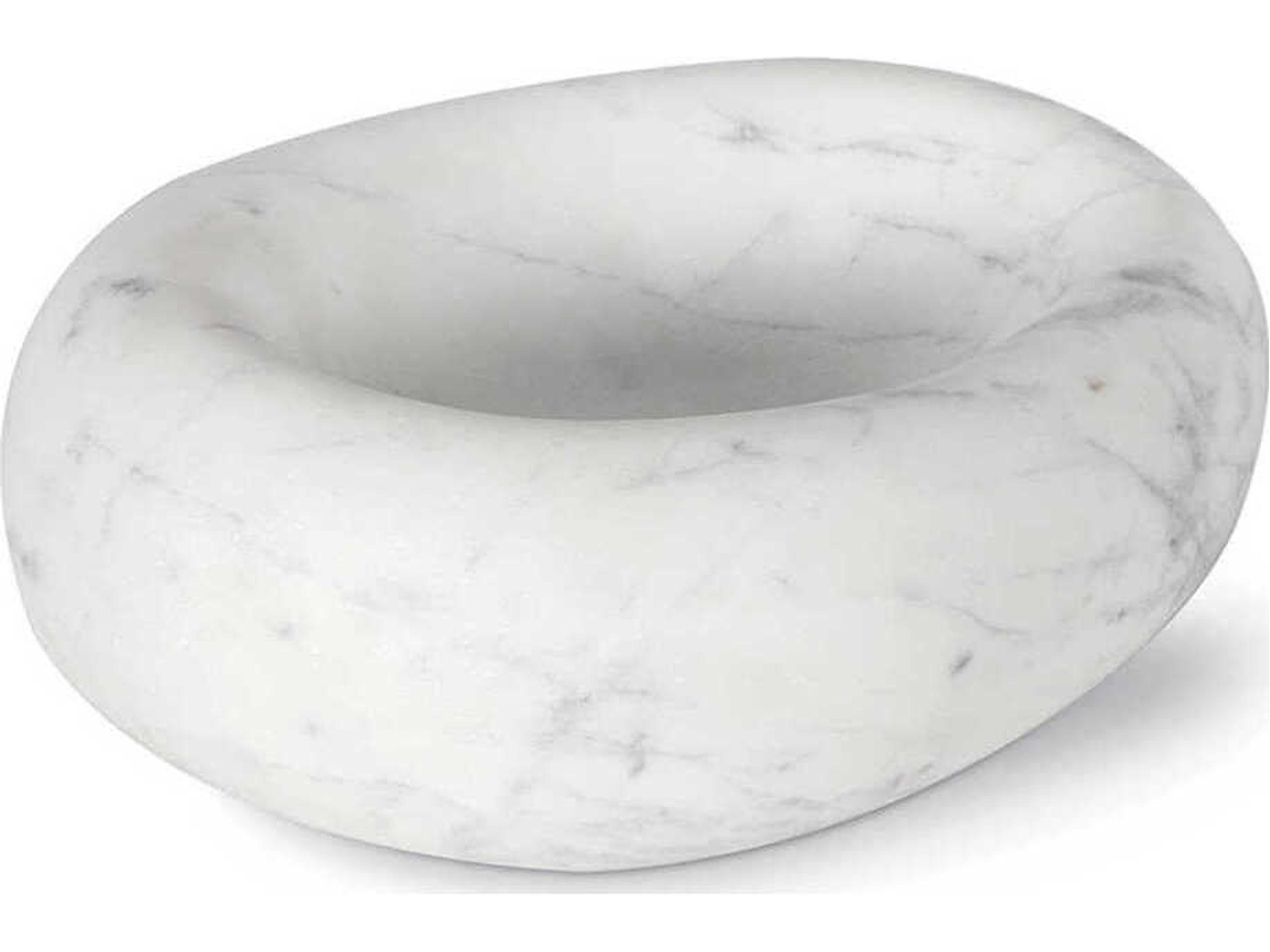 Lagoon Marble Bowl in White