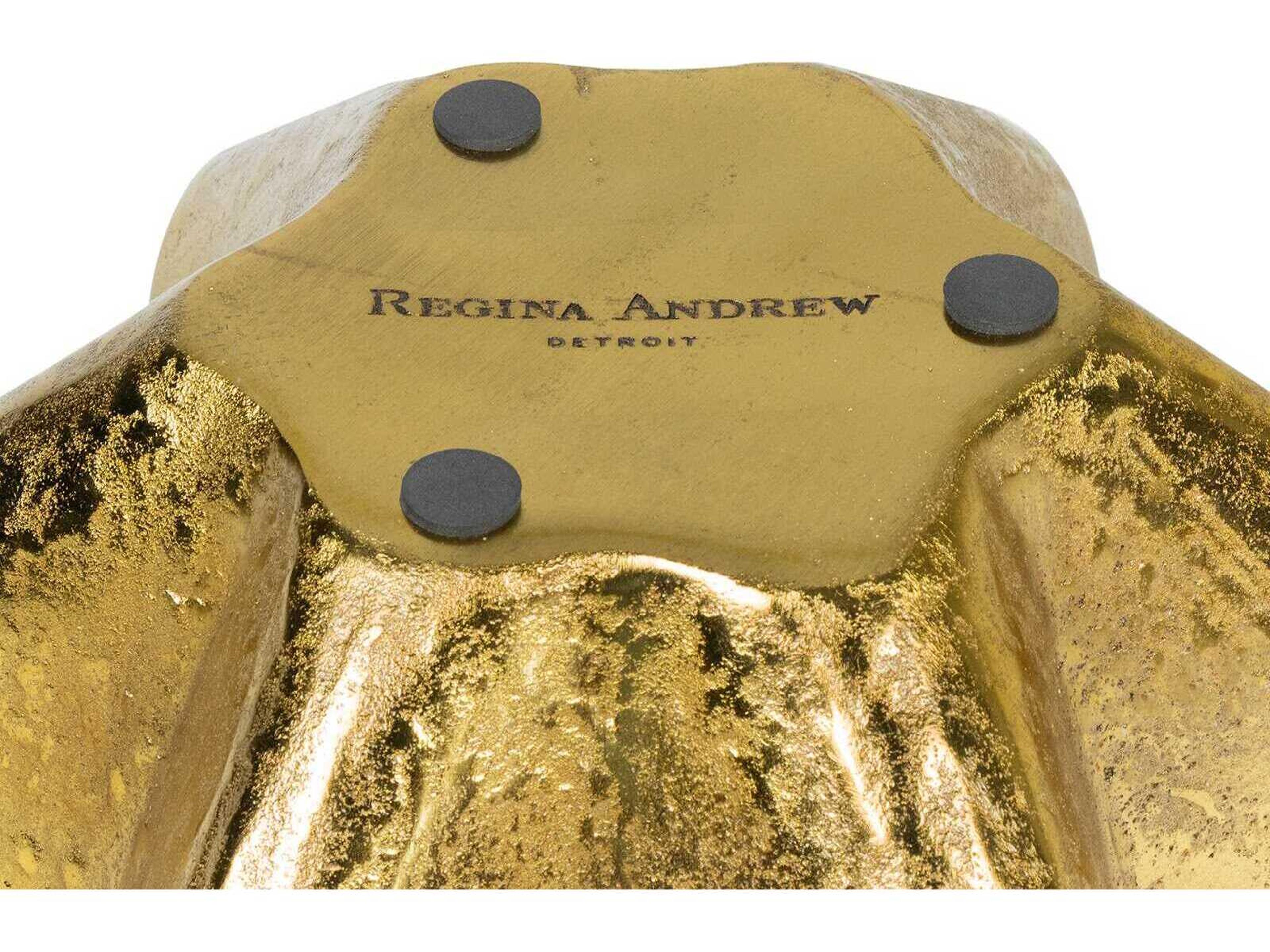 Regina Andrew Pedicoat Brass Decorative Bowl