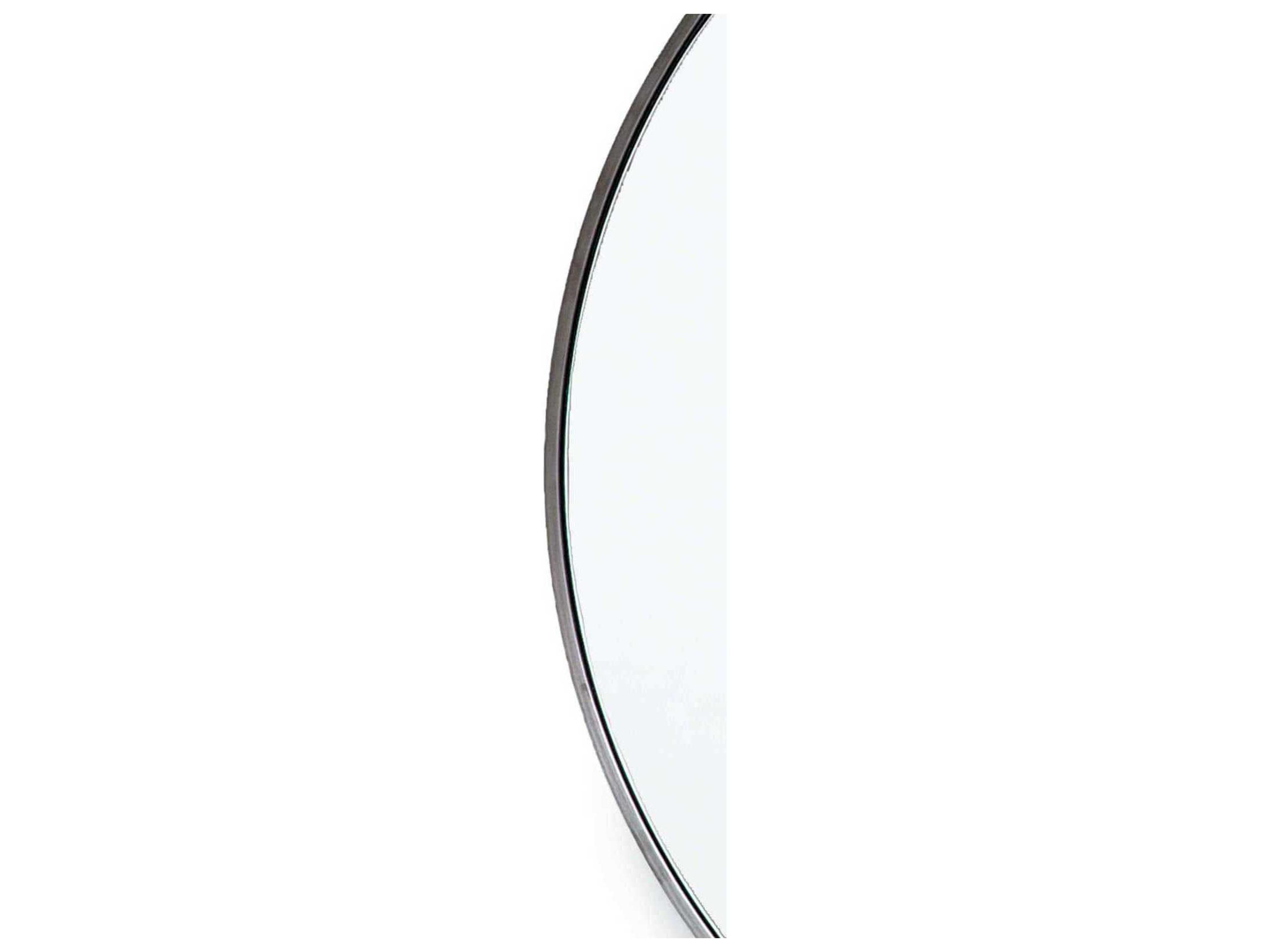 Regina Andrew Hanging Blackened Steel Round Wall Mirror