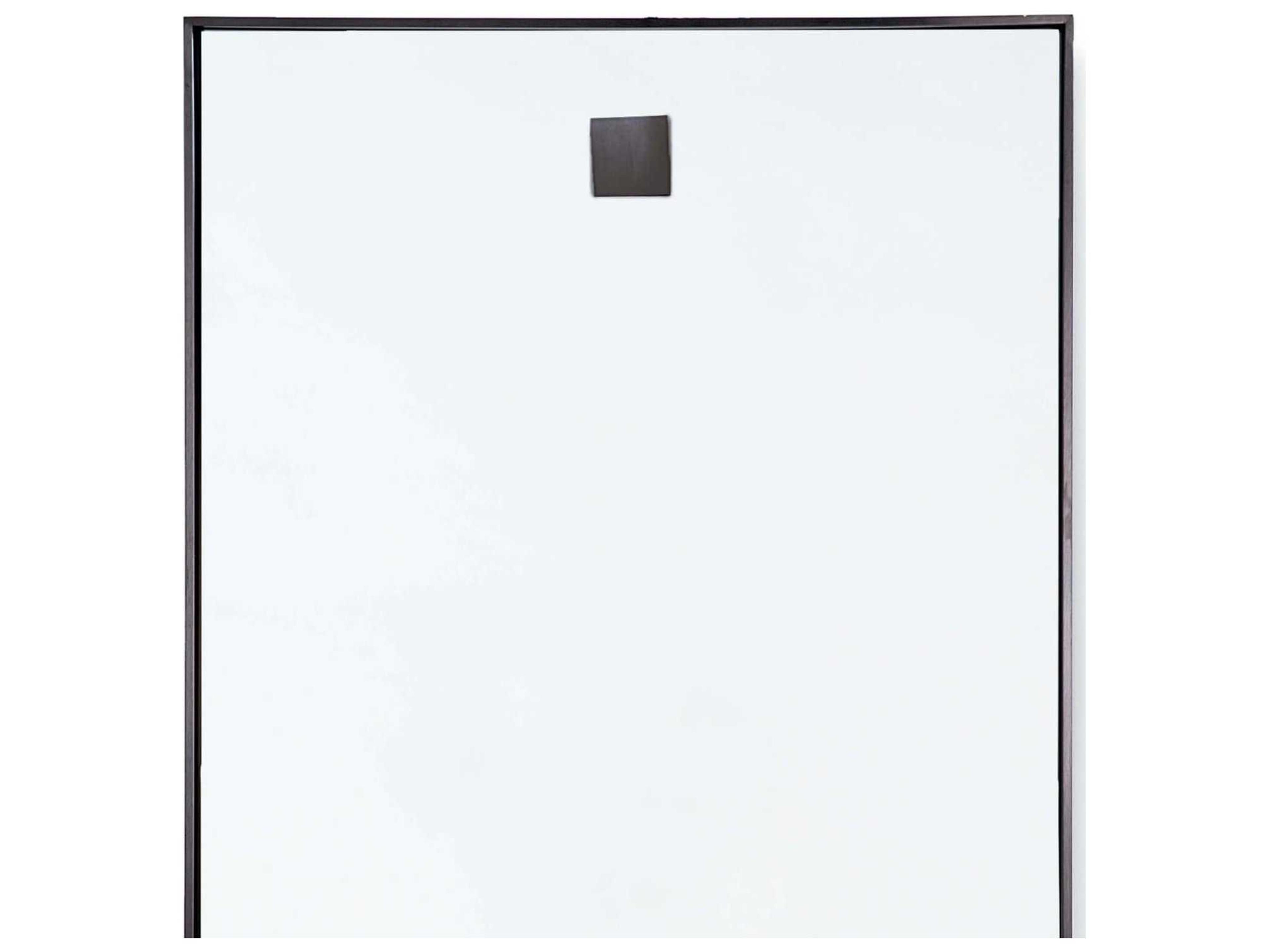 Regina Andrew Polished Black Rectangular Wall Mirror