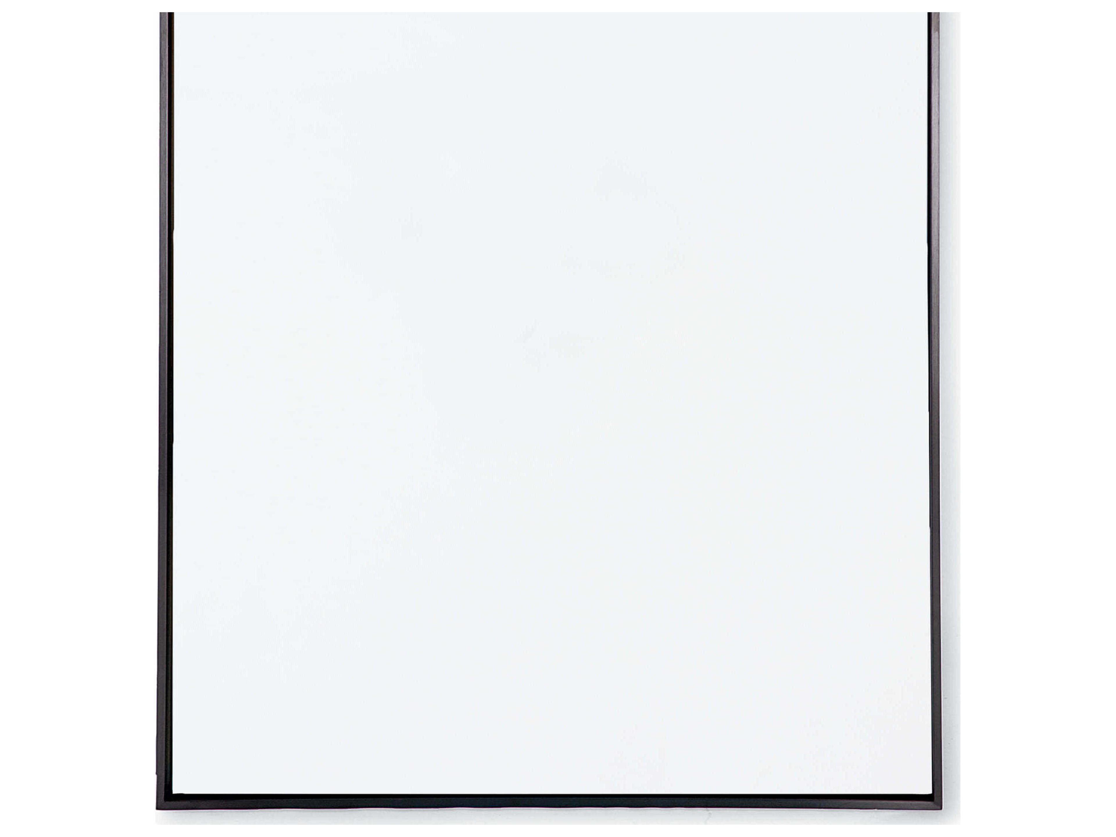 Regina Andrew Polished Black Rectangular Wall Mirror