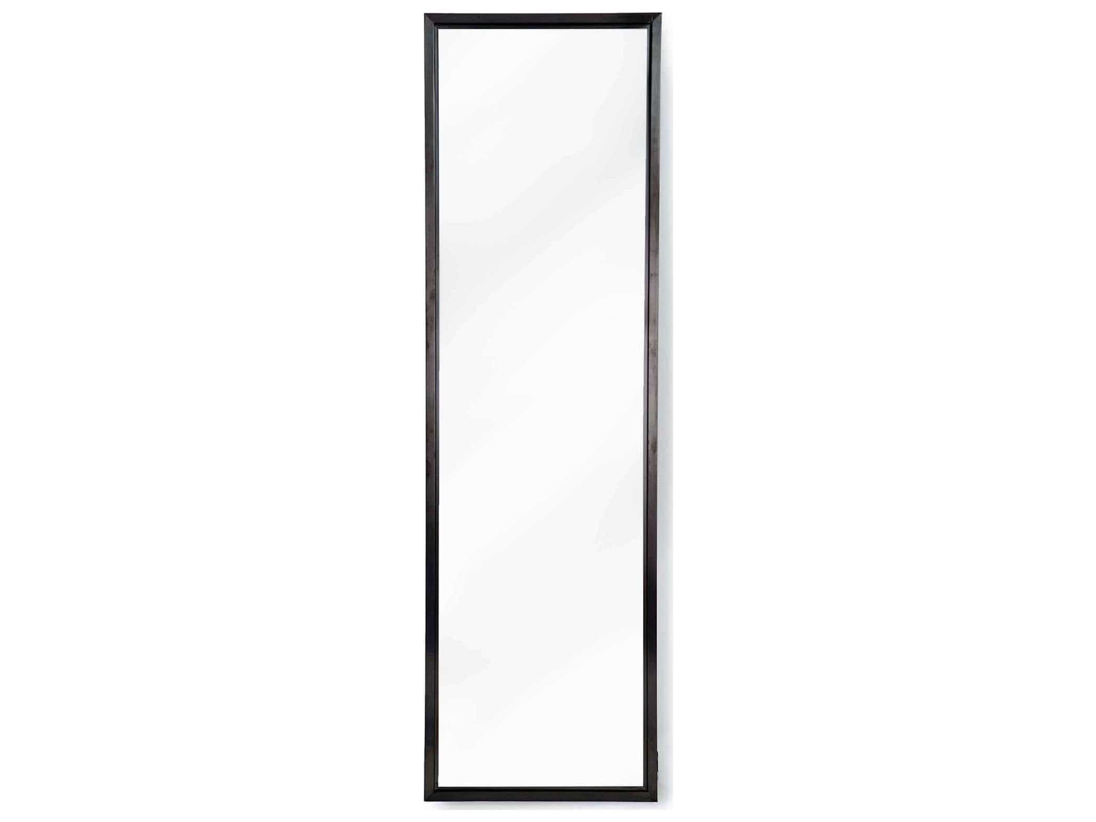Blackened Steel Rectangular Wall Mirror