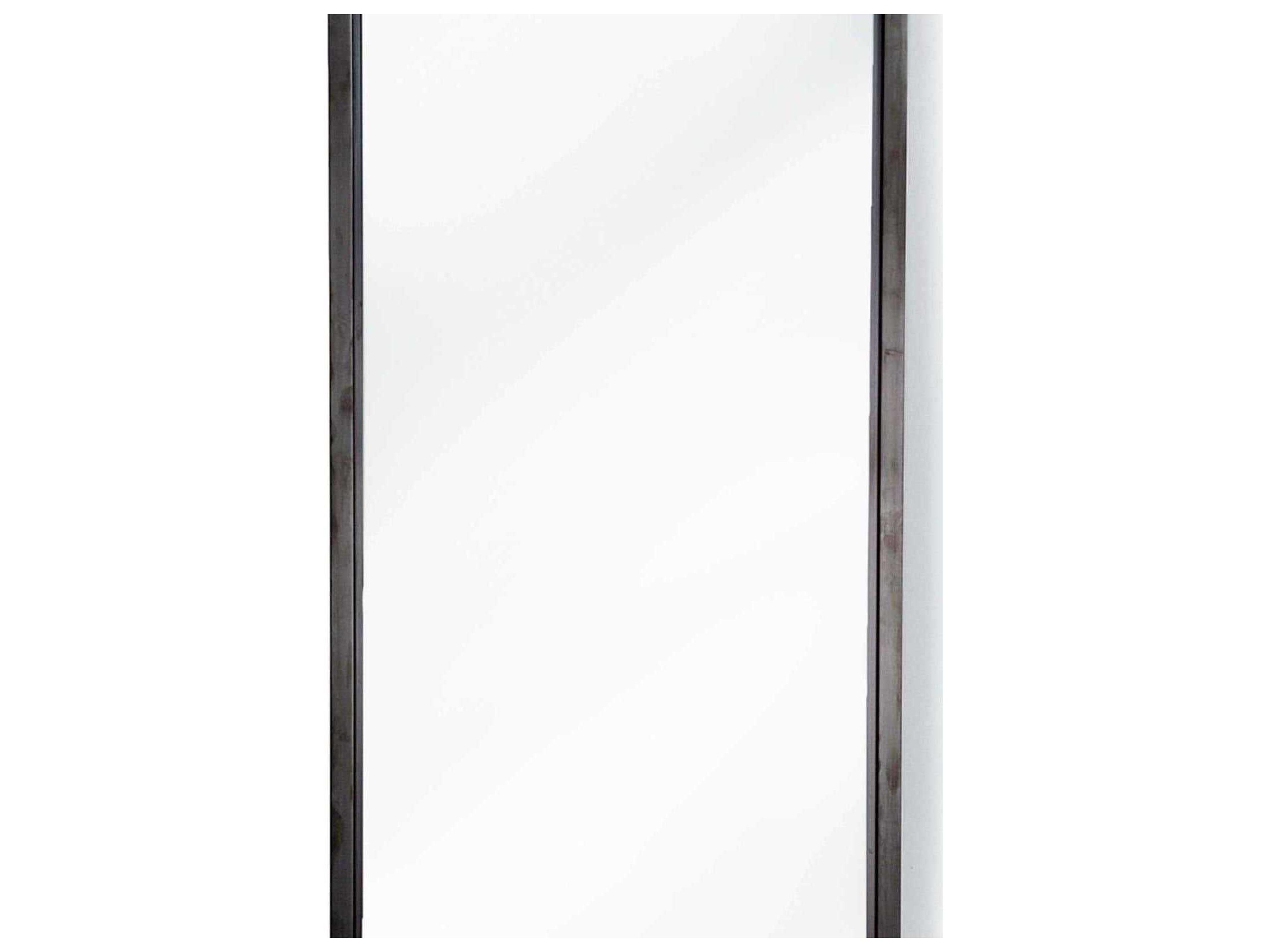 Regina Andrew Blackened Steel Rectangular Wall Mirror