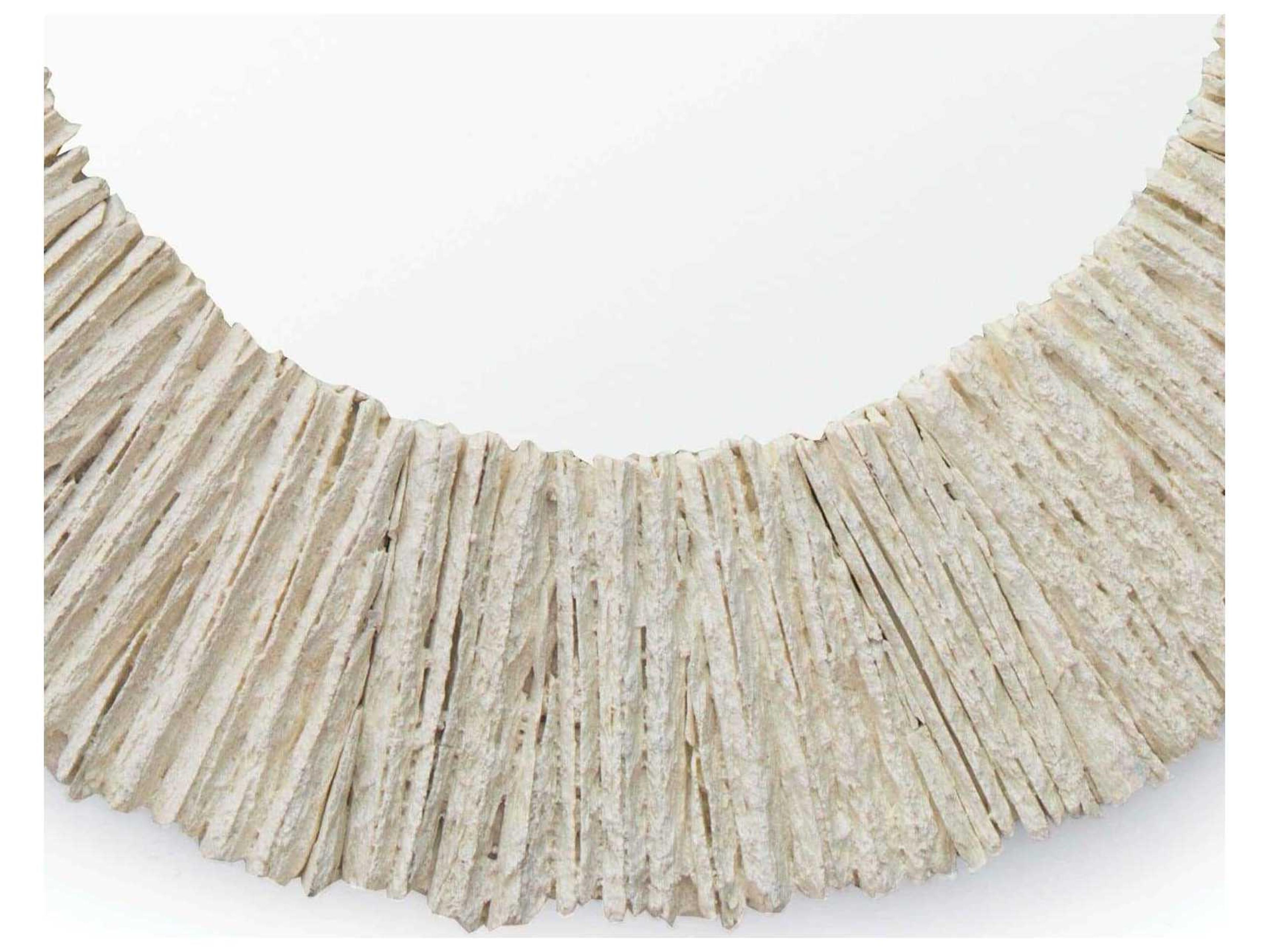 Regina Andrew Slate Natural Round Wall Mirror