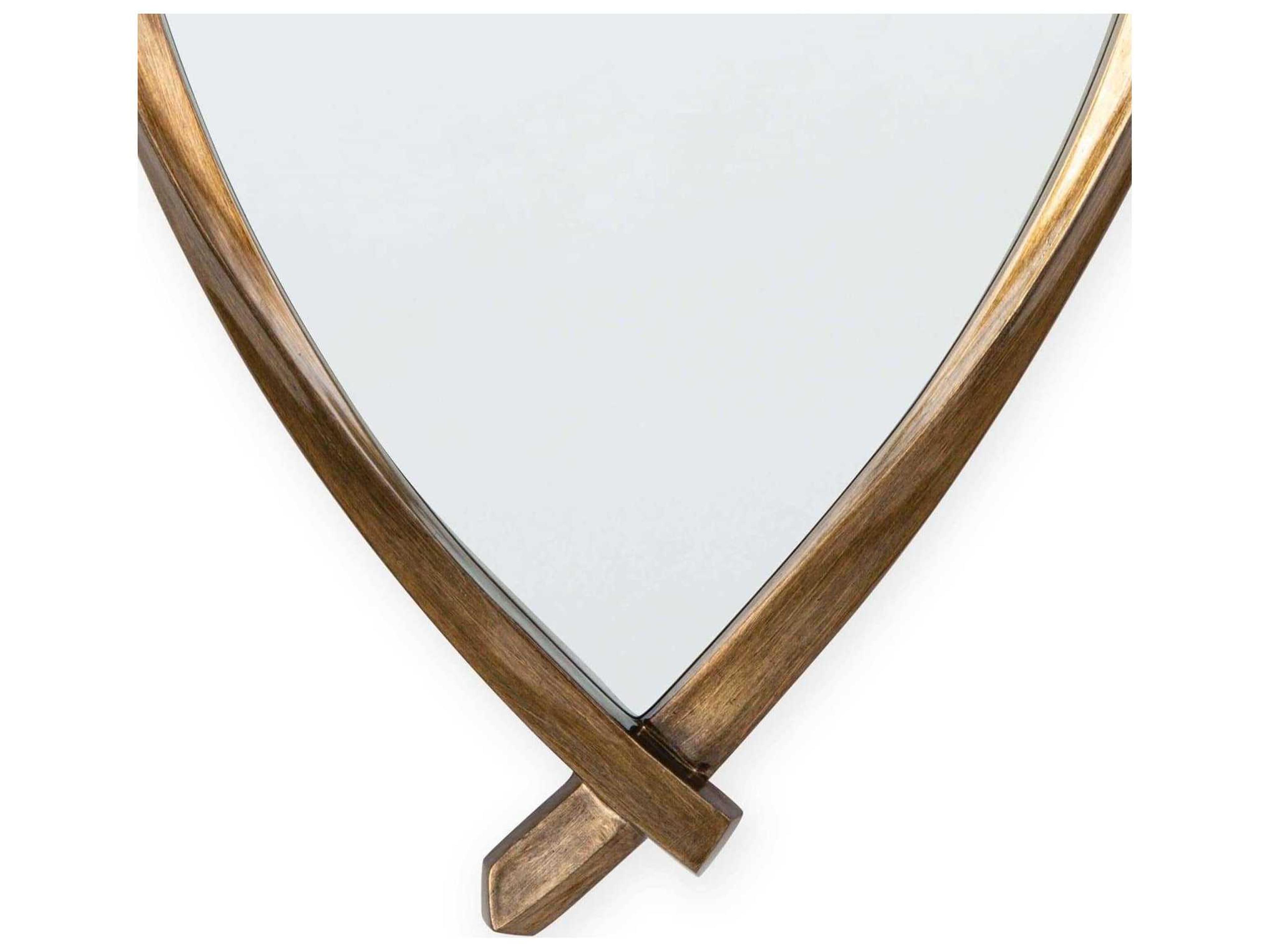 Regina Andrew Arbre Antique Gold Leaf Vertical Wall Mirror