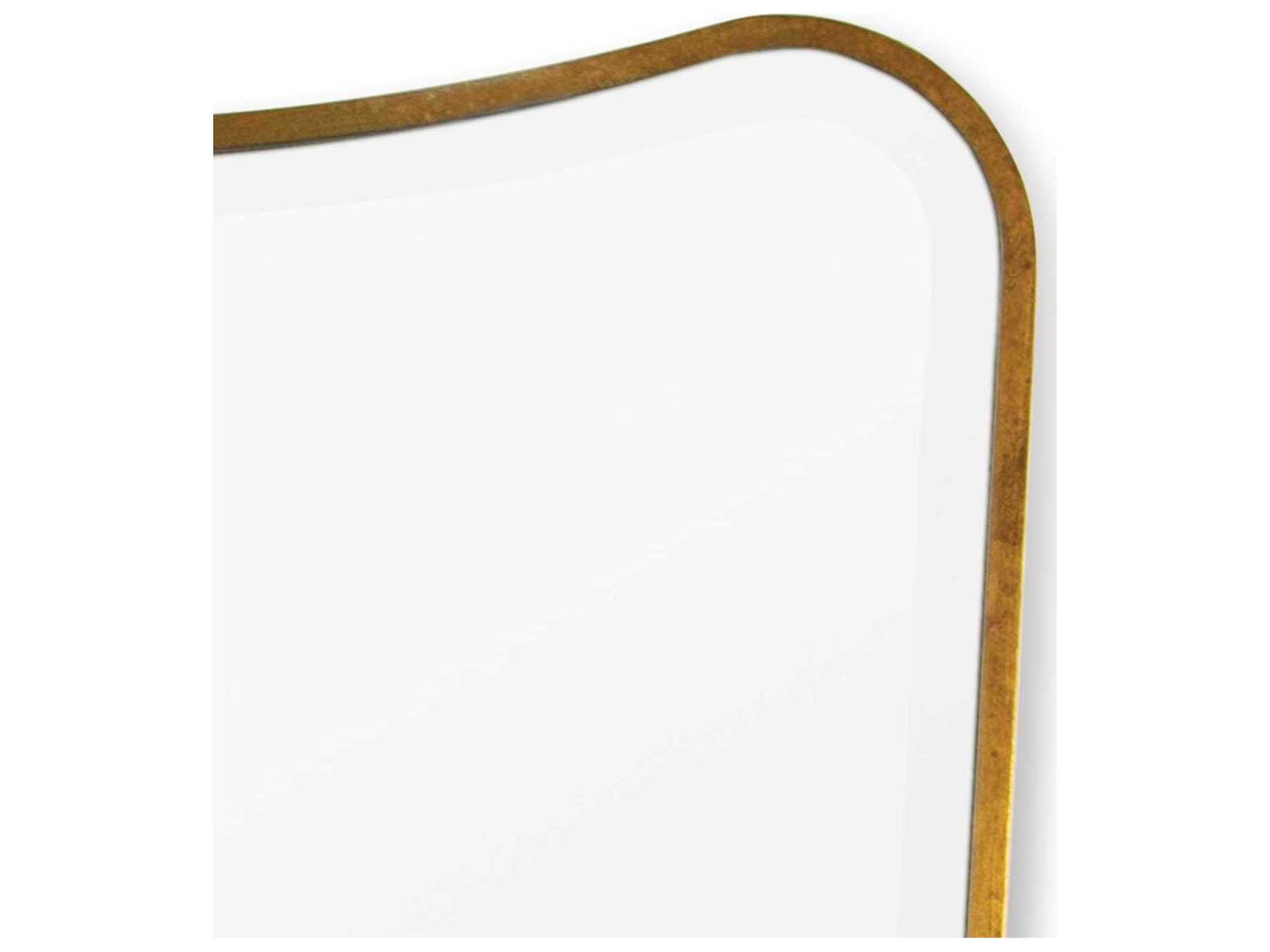 Regina Andrew Gold Leaf Rectangular Wall Mirror