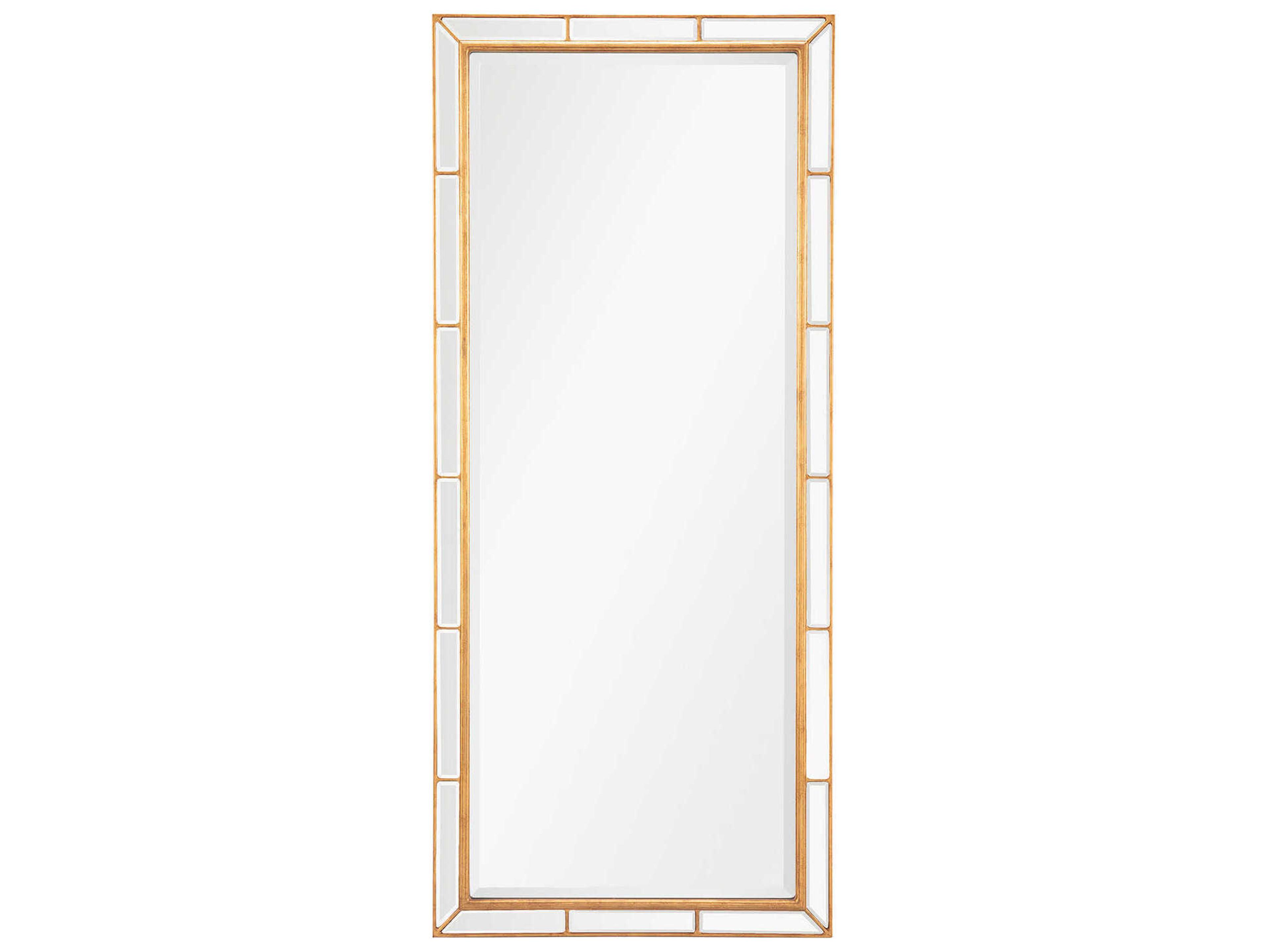 Plaza Dressing Room Mirror Antique Gold Leaf