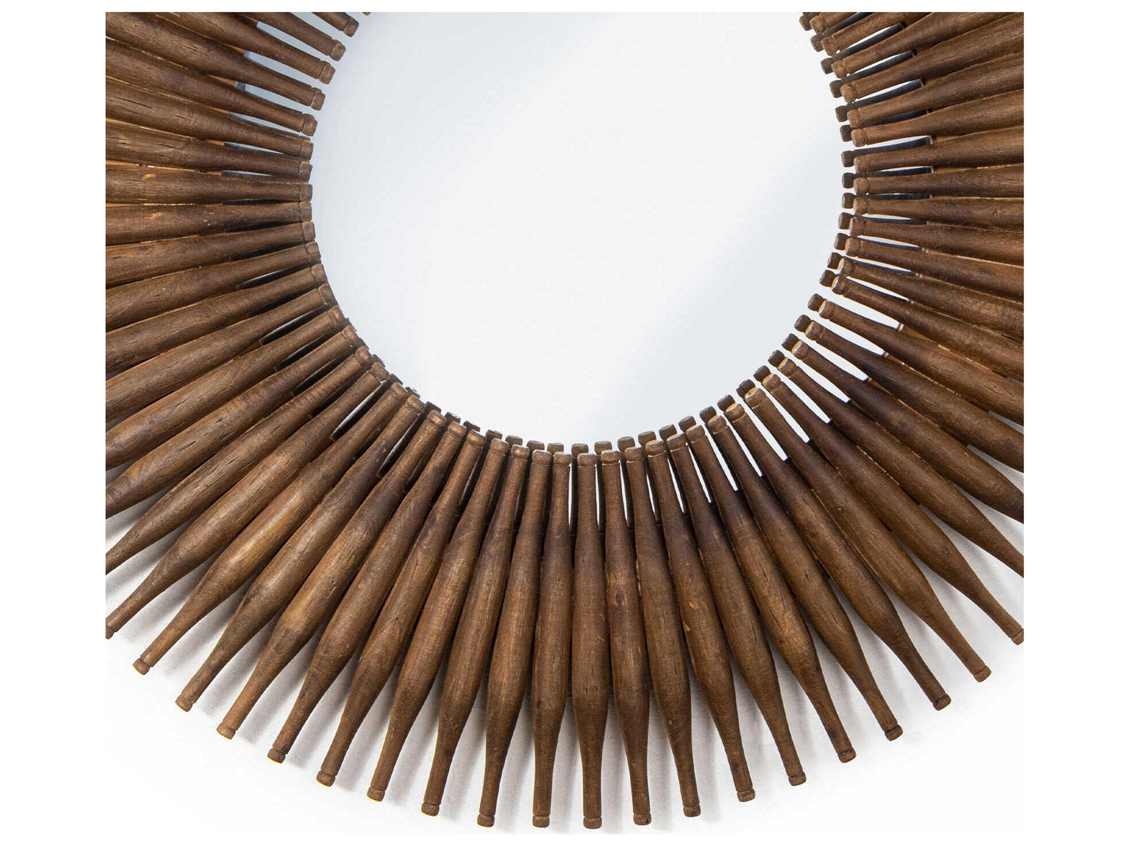 Regina Andrew Natural Round Wall Mirror