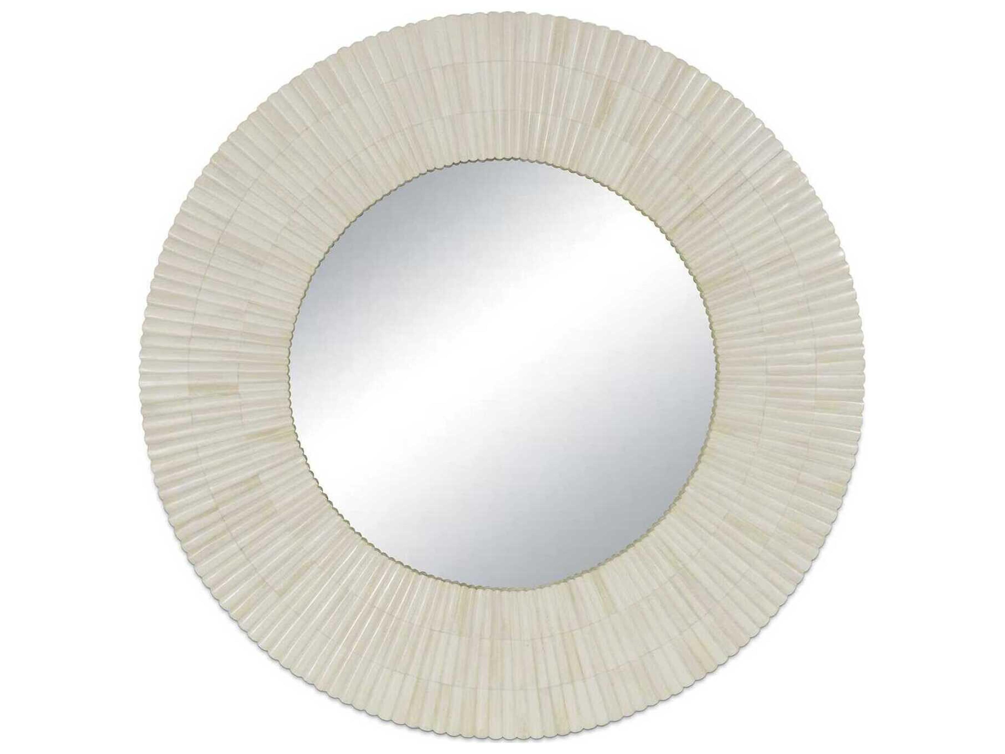Regina Andrew Mirabelle Round Natural Wall Mirror