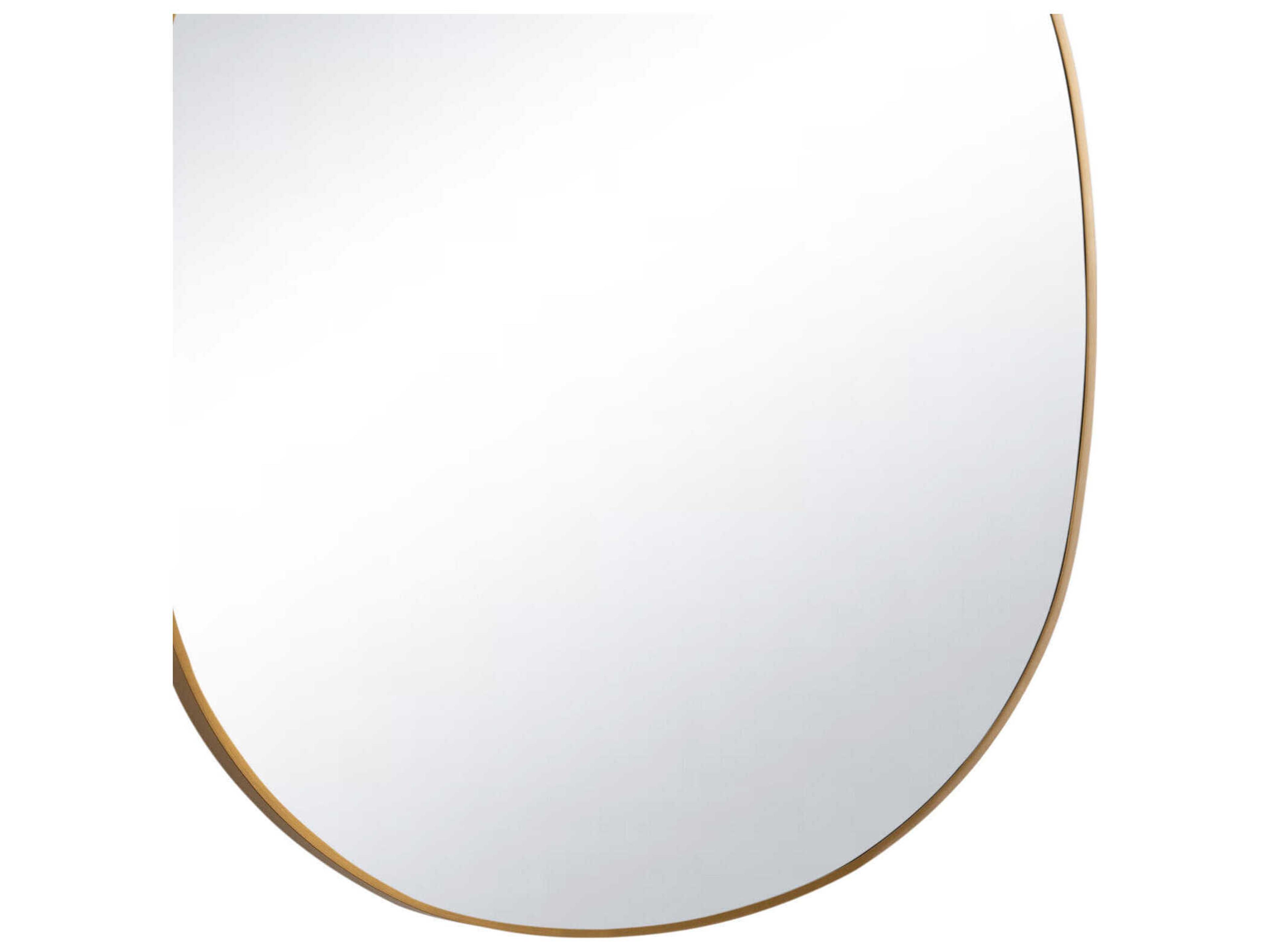 Regina Andrew Mela Natural Brass Oval Wall Mirror