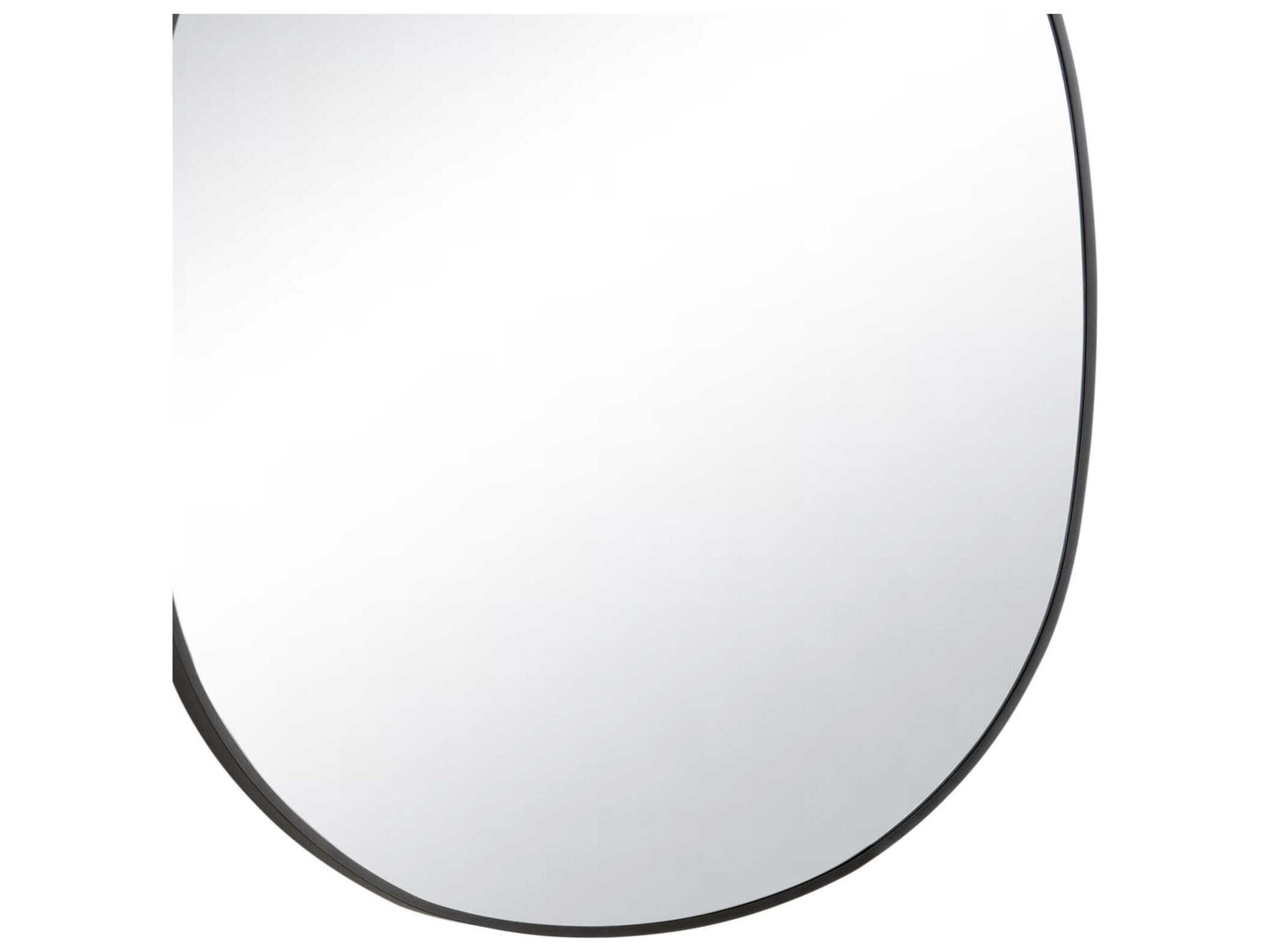 Regina Andrew Mela Steel Oval Wall Mirror