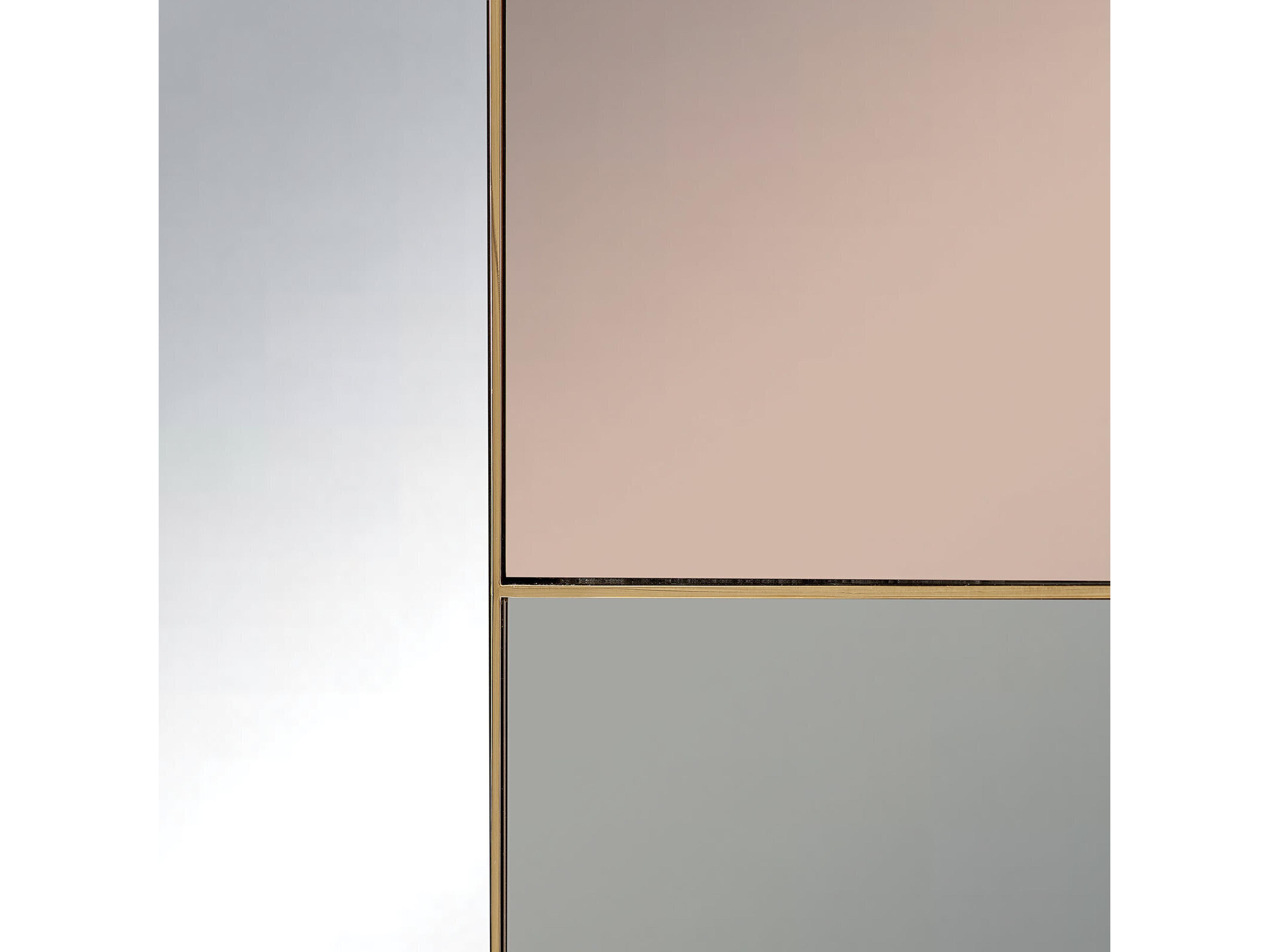 Regina Andrew Iris Gold Clear Wall Mirror Vertical