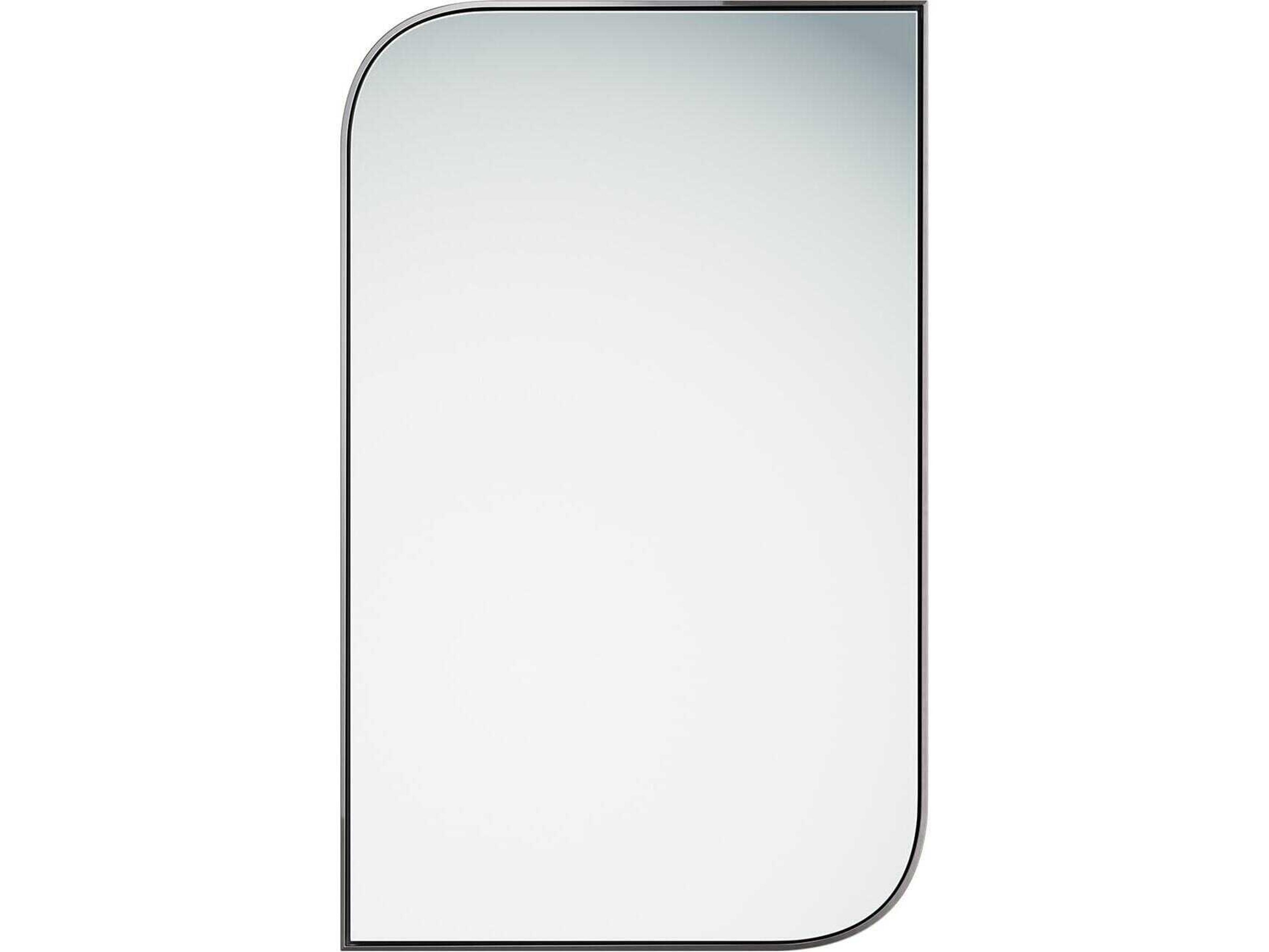 Polished Nickel Wall Mirror